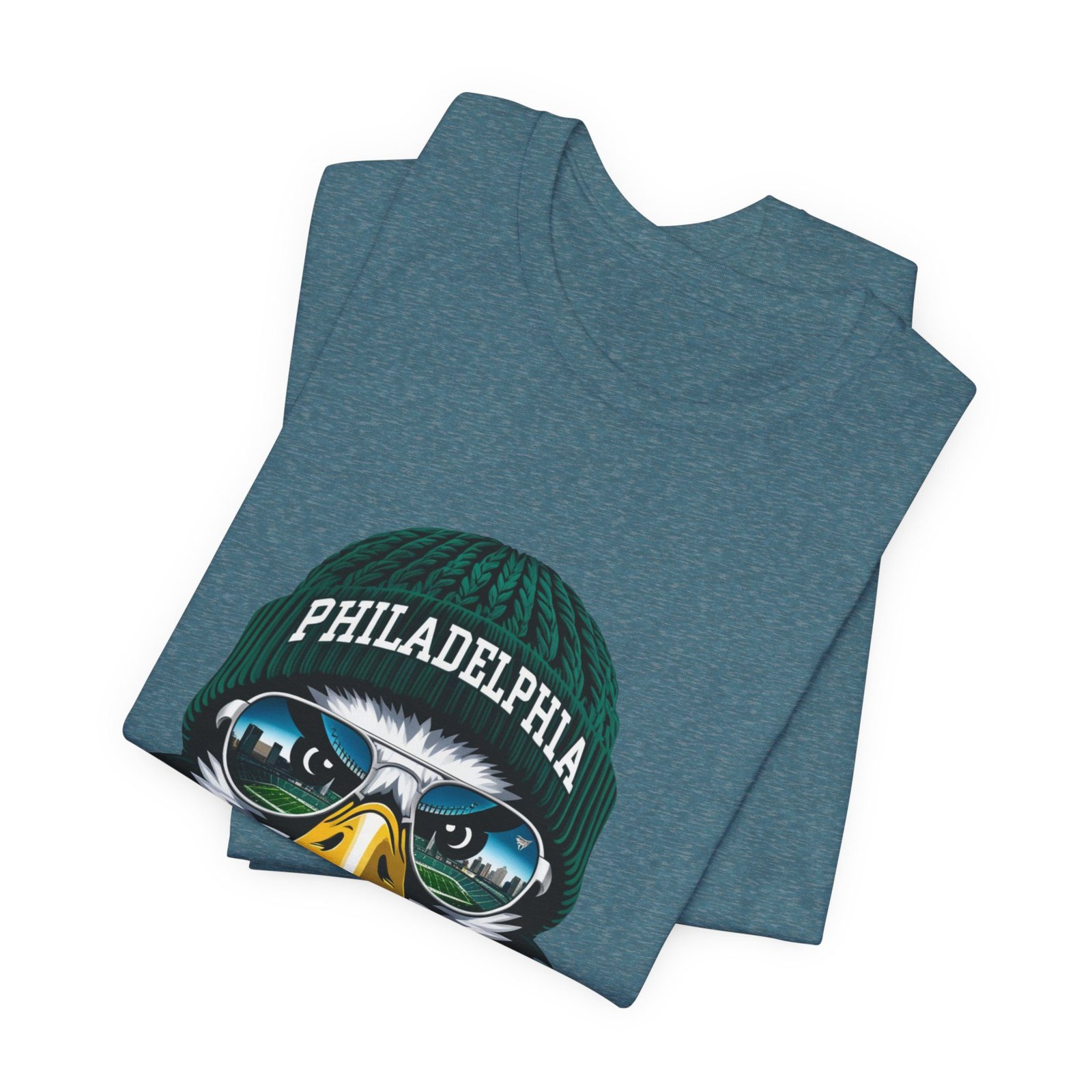 Philly Football T-Shirt | Cool Mascot with Glasses | Vintage Philly Fan Apparel | Retro Football Tee, philly goose , philadelphia eagles - Image 68