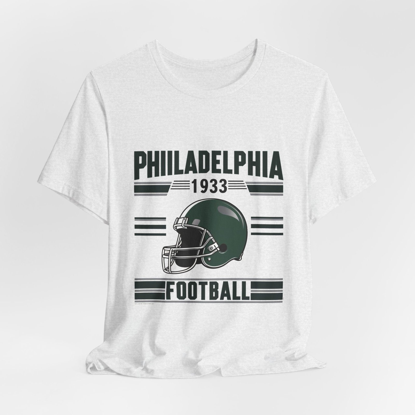 Philadelphia Football Retro T-Shirt | Eagles Game Day Gear | Philly Sports Apparel | Vintage Philadelphia Unisex Jersey Short Sleeve Tee - Image 2