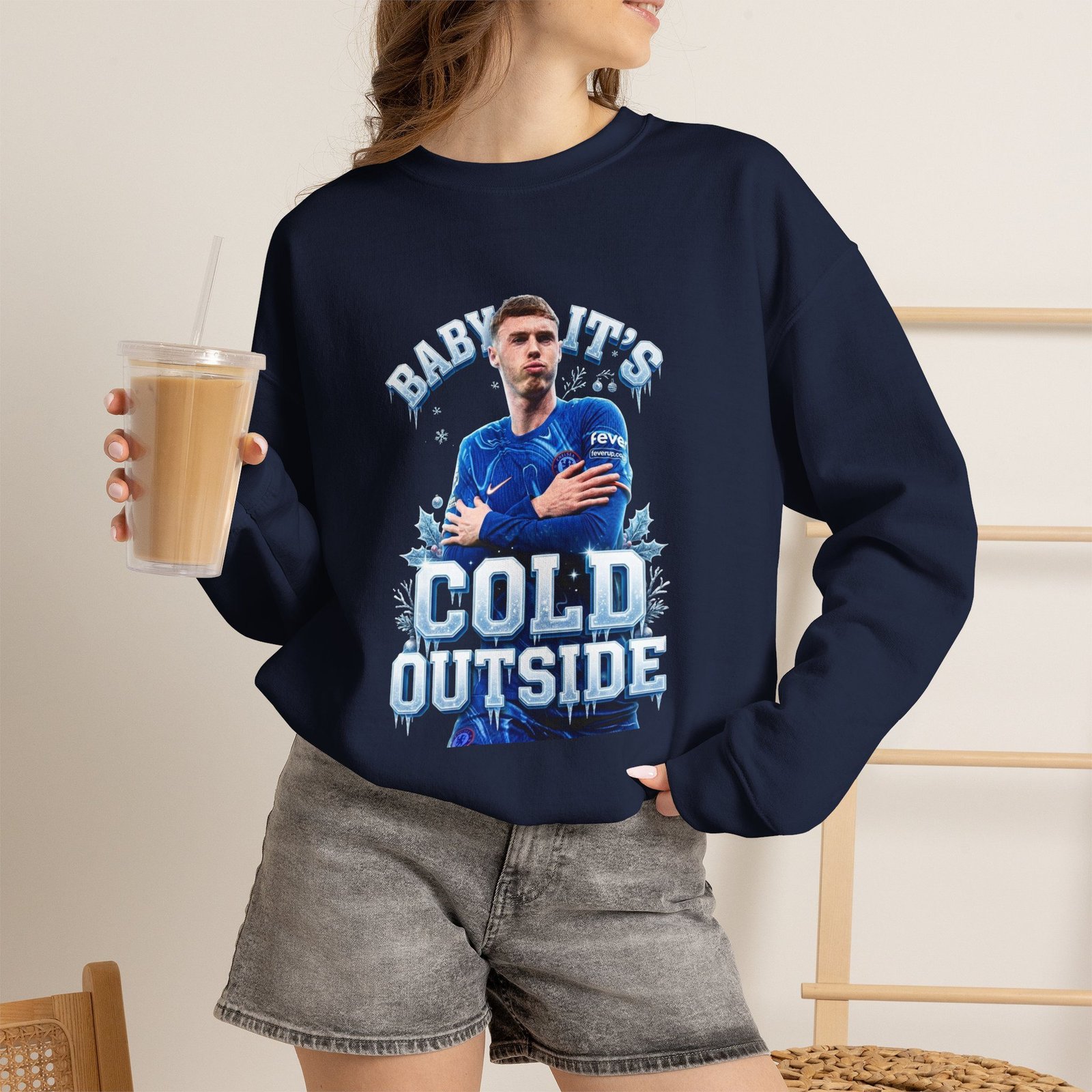 Baby It's Cold Outside sweatshirt | Cole Palmer Its Cold Outside Sweatshirt | Chelsea Football Shirt | Chelsea , Christmas Football Sweater