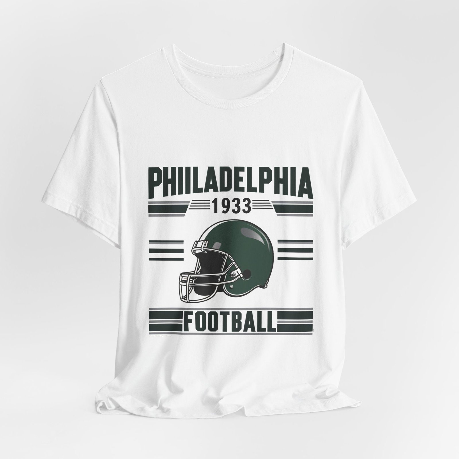 Philadelphia Football Retro T-Shirt | Eagles Game Day Gear | Philly Sports Apparel | Vintage Philadelphia Unisex Jersey Short Sleeve Tee - Image 7