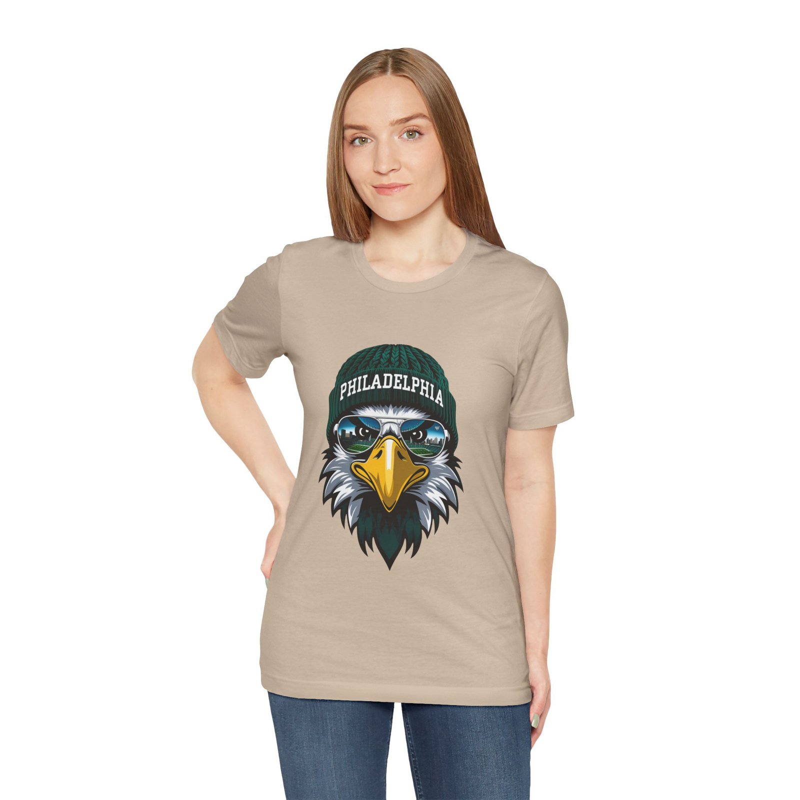 Philly Football T-Shirt | Cool Mascot with Glasses | Vintage Philly Fan Apparel | Retro Football Tee, philly goose , philadelphia eagles - Image 41