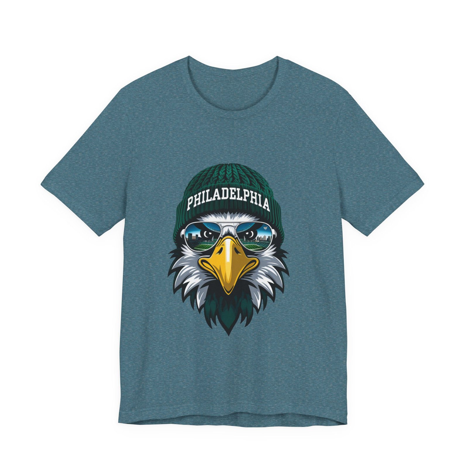 Philly Football T-Shirt | Cool Mascot with Glasses | Vintage Philly Fan Apparel | Retro Football Tee, philly goose , philadelphia eagles - Image 69