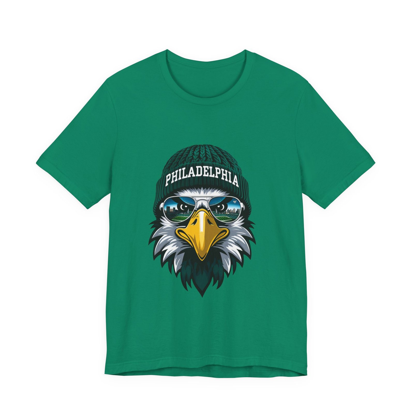 Philly Football T-Shirt | Cool Mascot with Glasses | Vintage Philly Fan Apparel | Retro Football Tee, philly goose , philadelphia eagles - Image 3