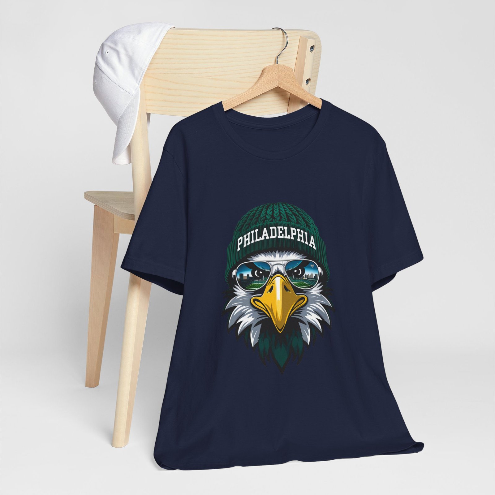 Philly Football T-Shirt | Cool Mascot with Glasses | Vintage Philly Fan Apparel | Retro Football Tee, philly goose , philadelphia eagles - Image 76