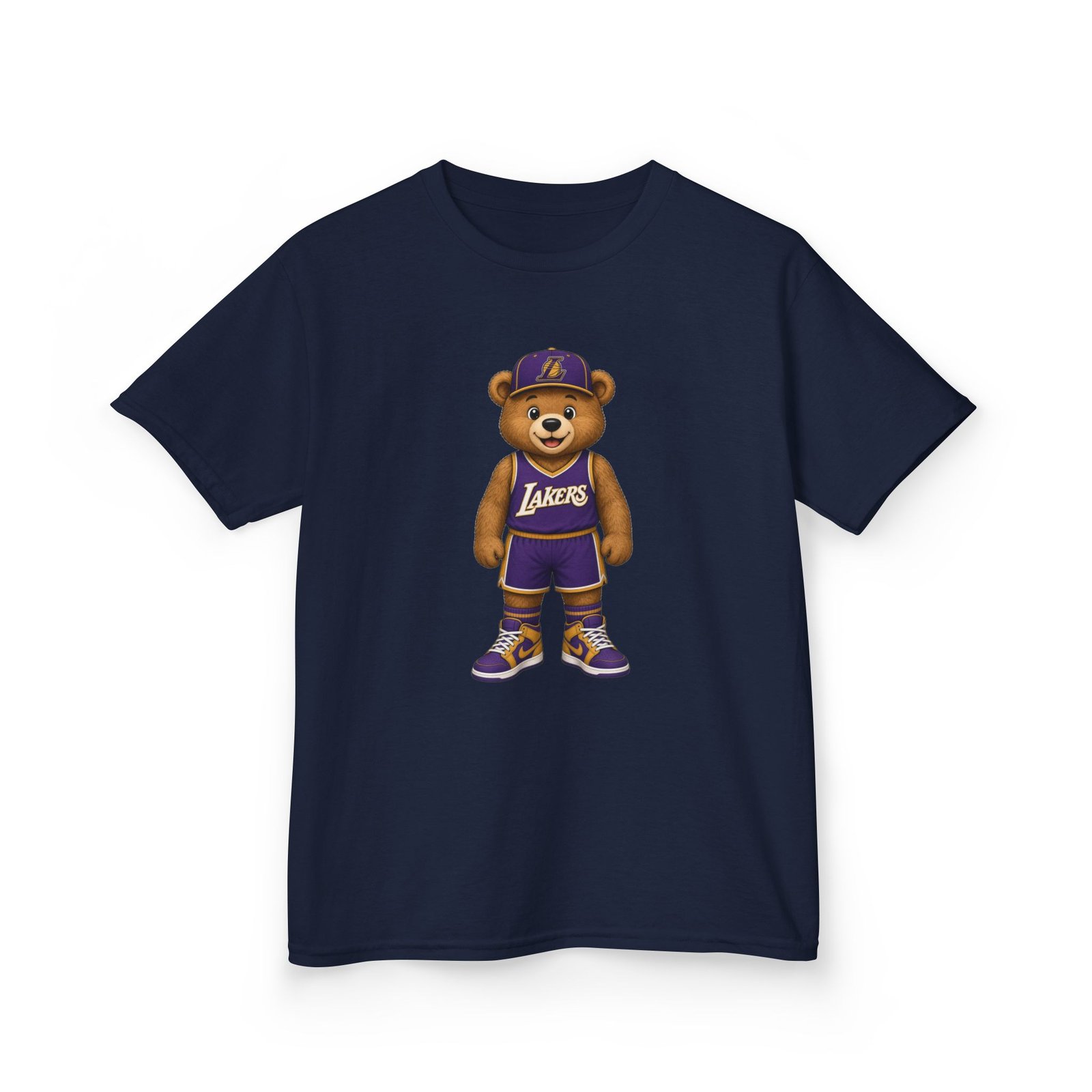 Lakers Teddy Bear Kids T Shirt | Los Angeles Basketball Shirt | Cute Bear Tee | Lakers Fan Gift | Kids (XS–XL - Image 20