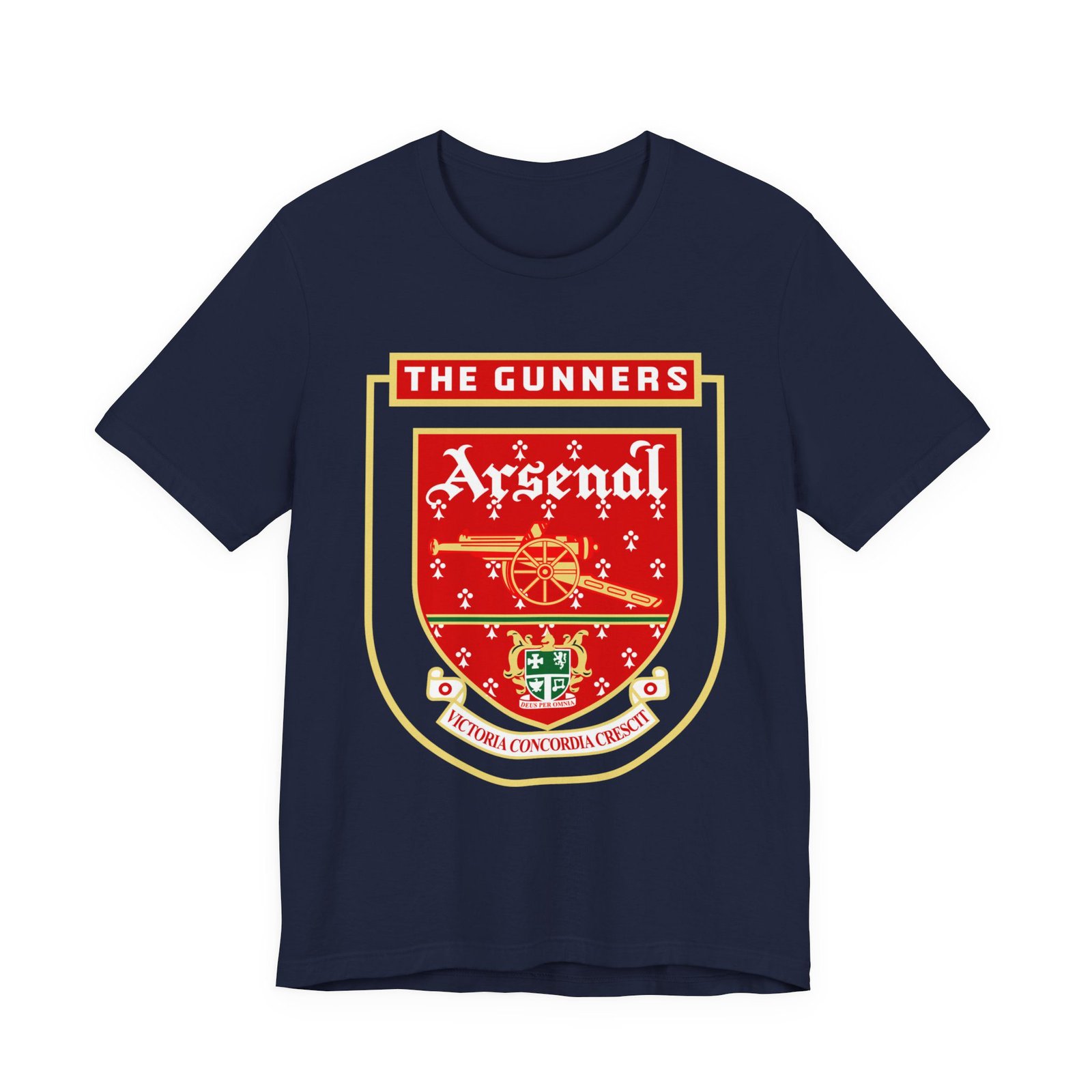 Retro Vintage Arsenal Logo T-Shirt | Arsenal Fan Tee | Arsenal FC Apparel | Gift for Him or Her | Unisex Jersey Short Sleeve Tee - Image 4