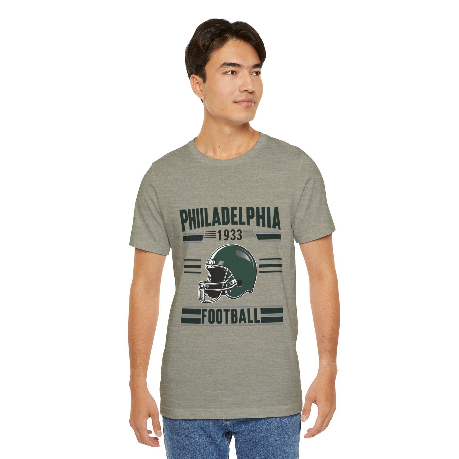 Philadelphia Football Retro T-Shirt | Eagles Game Day Gear | Philly Sports Apparel | Vintage Philadelphia Unisex Jersey Short Sleeve Tee - Image 30