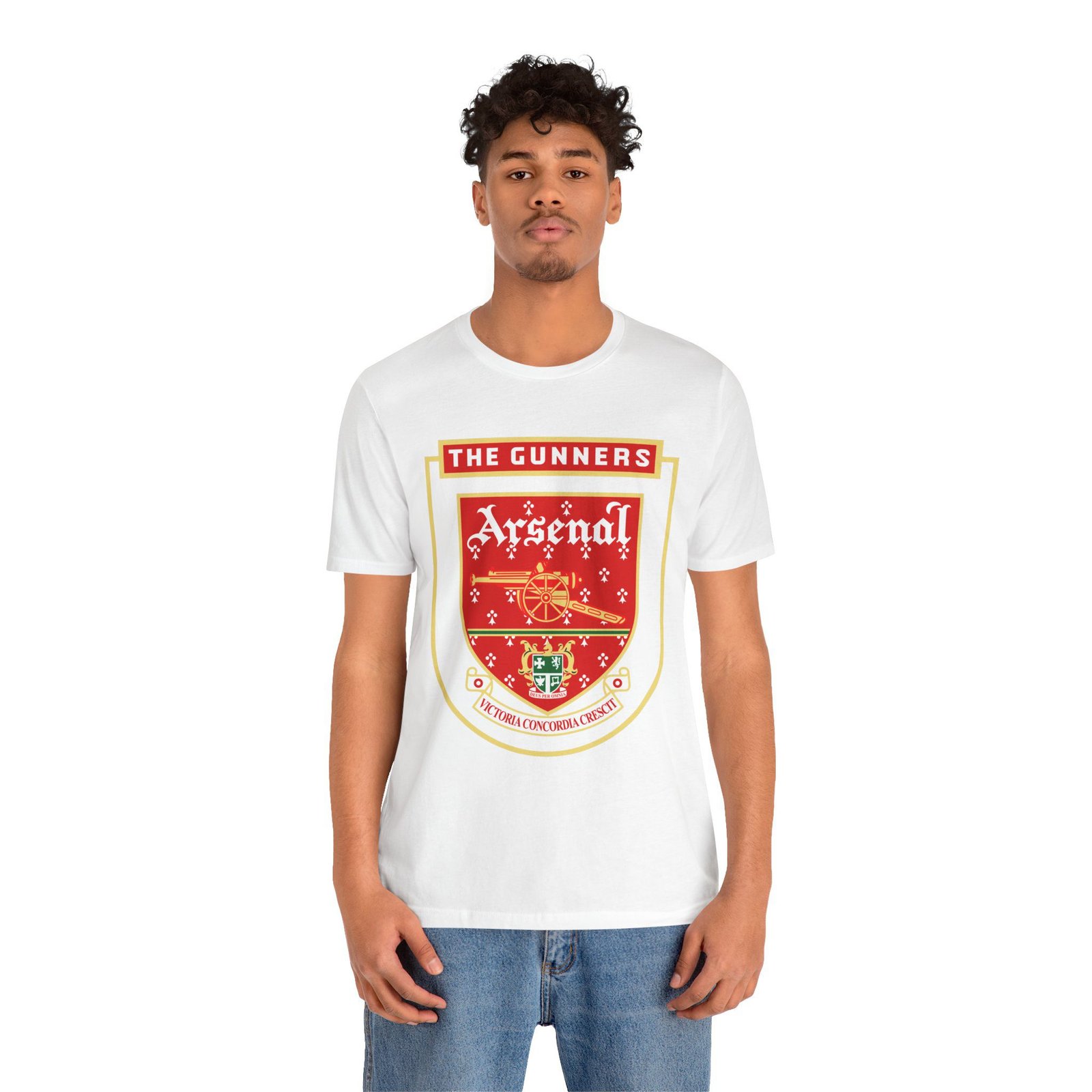 Retro Vintage Arsenal Logo T-Shirt | Arsenal Fan Tee | Arsenal FC Apparel | Gift for Him or Her | Unisex Jersey Short Sleeve Tee - Image 13