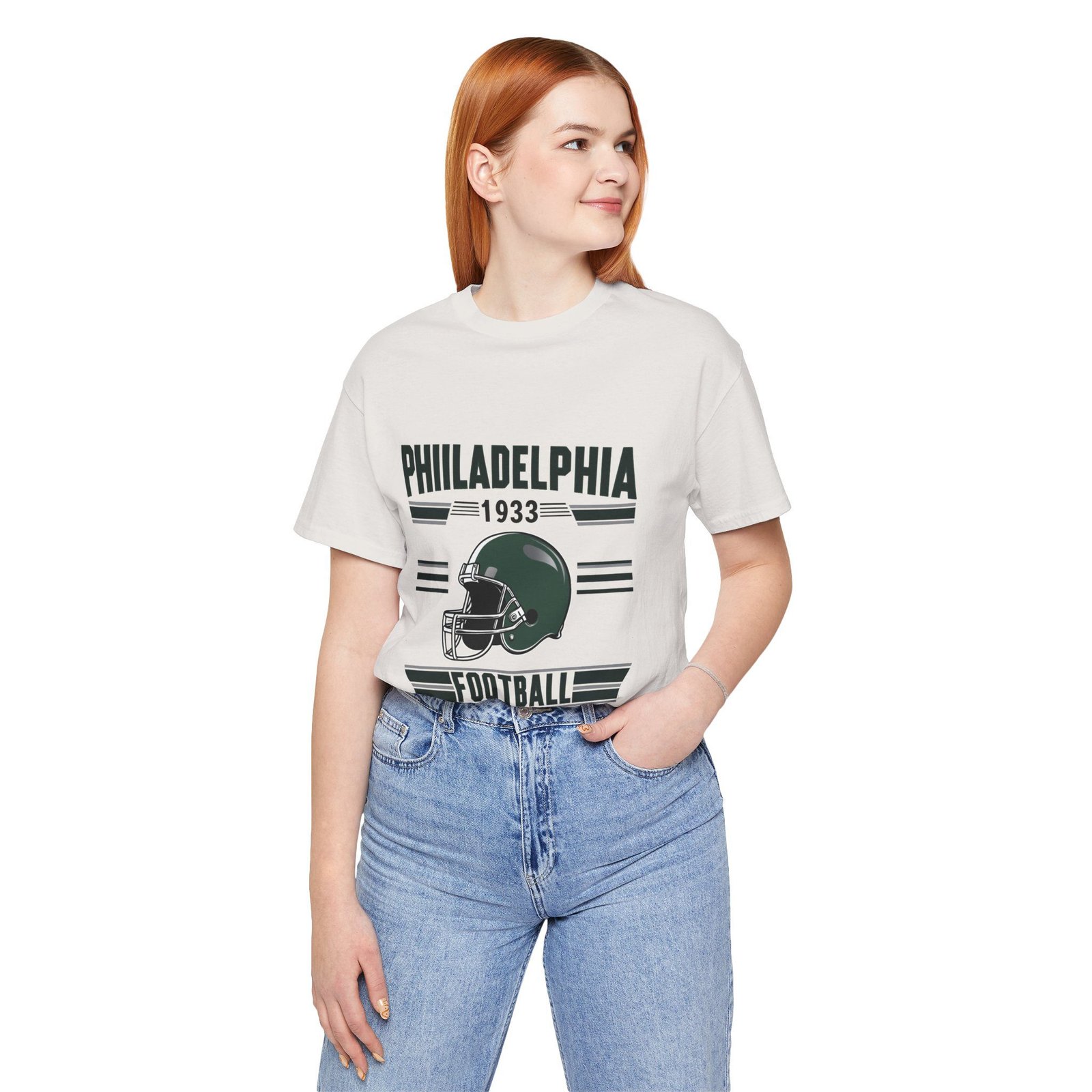 Philadelphia Football Retro T-Shirt | Eagles Game Day Gear | Philly Sports Apparel | Vintage Philadelphia Unisex Jersey Short Sleeve Tee - Image 38