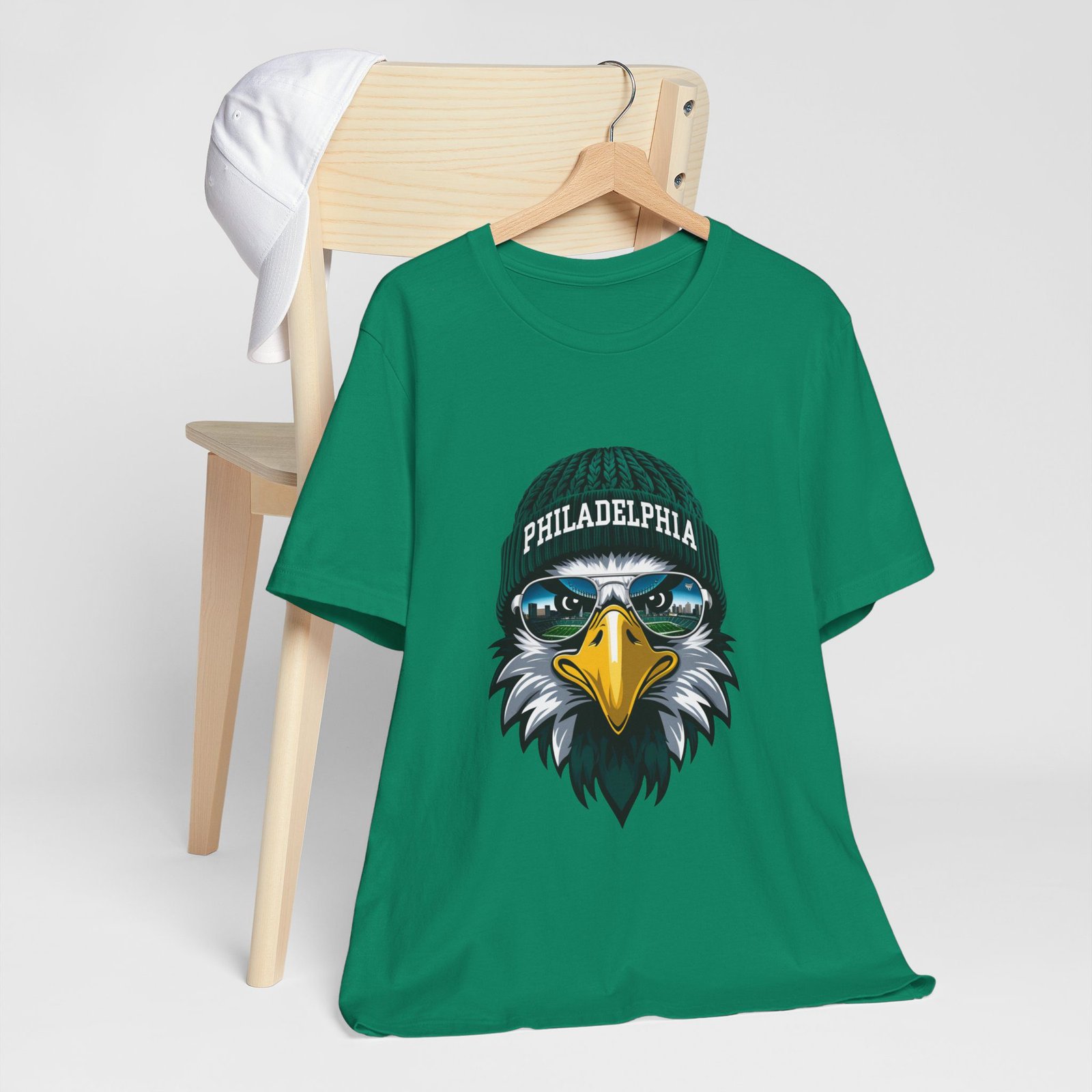 Philly Football T-Shirt | Cool Mascot with Glasses | Vintage Philly Fan Apparel | Retro Football Tee, philly goose , philadelphia eagles - Image 4