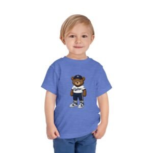 Alternative view of Cowboys Teddy Bear Kids T Shirt | Dallas Football Shirt | Cute Bear Tee | Cowboys Fan Gift | Toddler (2T–5/6T)