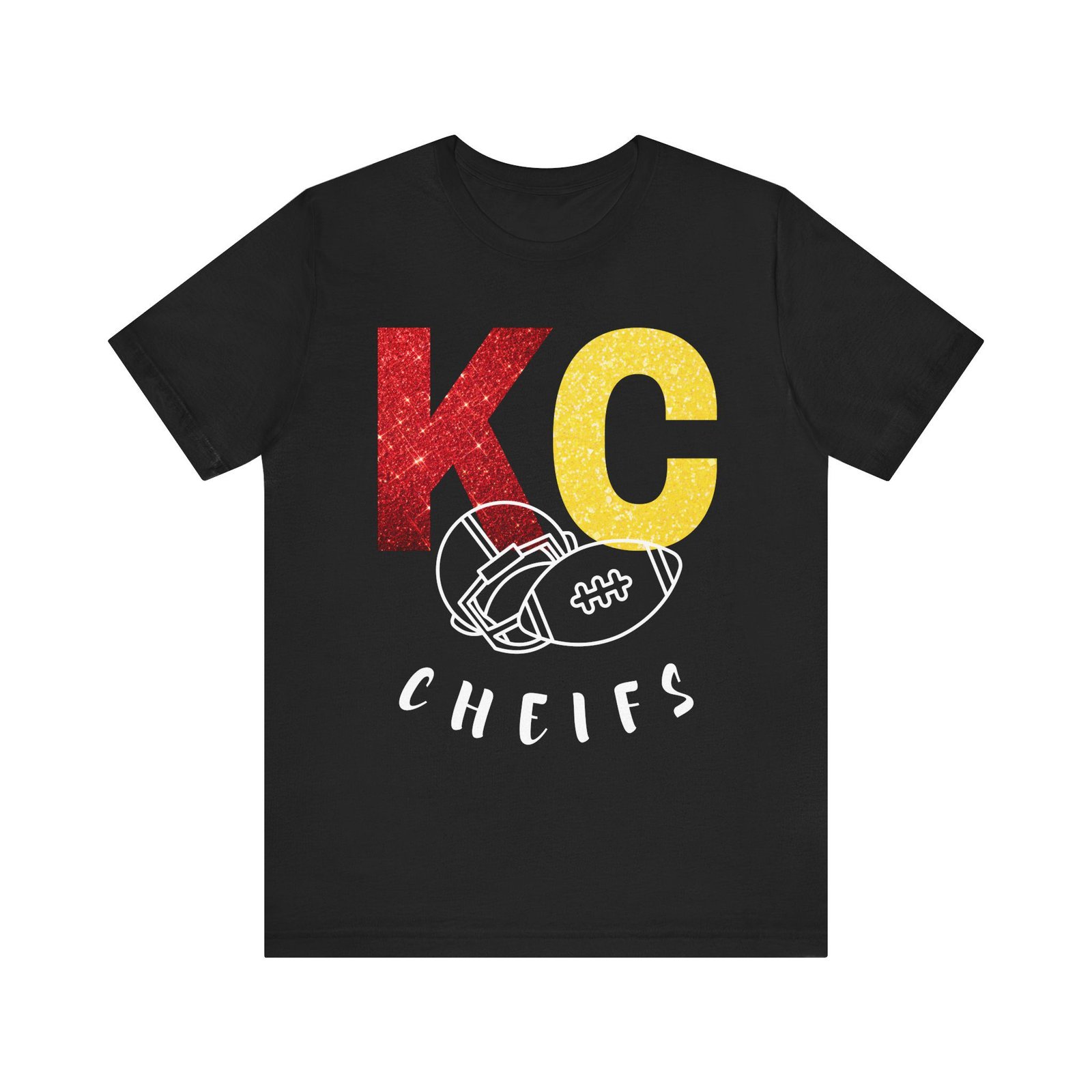 Kansas City Chiefs t shirt | KC Chiefs Hoodie | Vintage Football Pullover | Game Day Apparel | Gift for Chiefs Jersey Short Sleeve Tee - Image 6