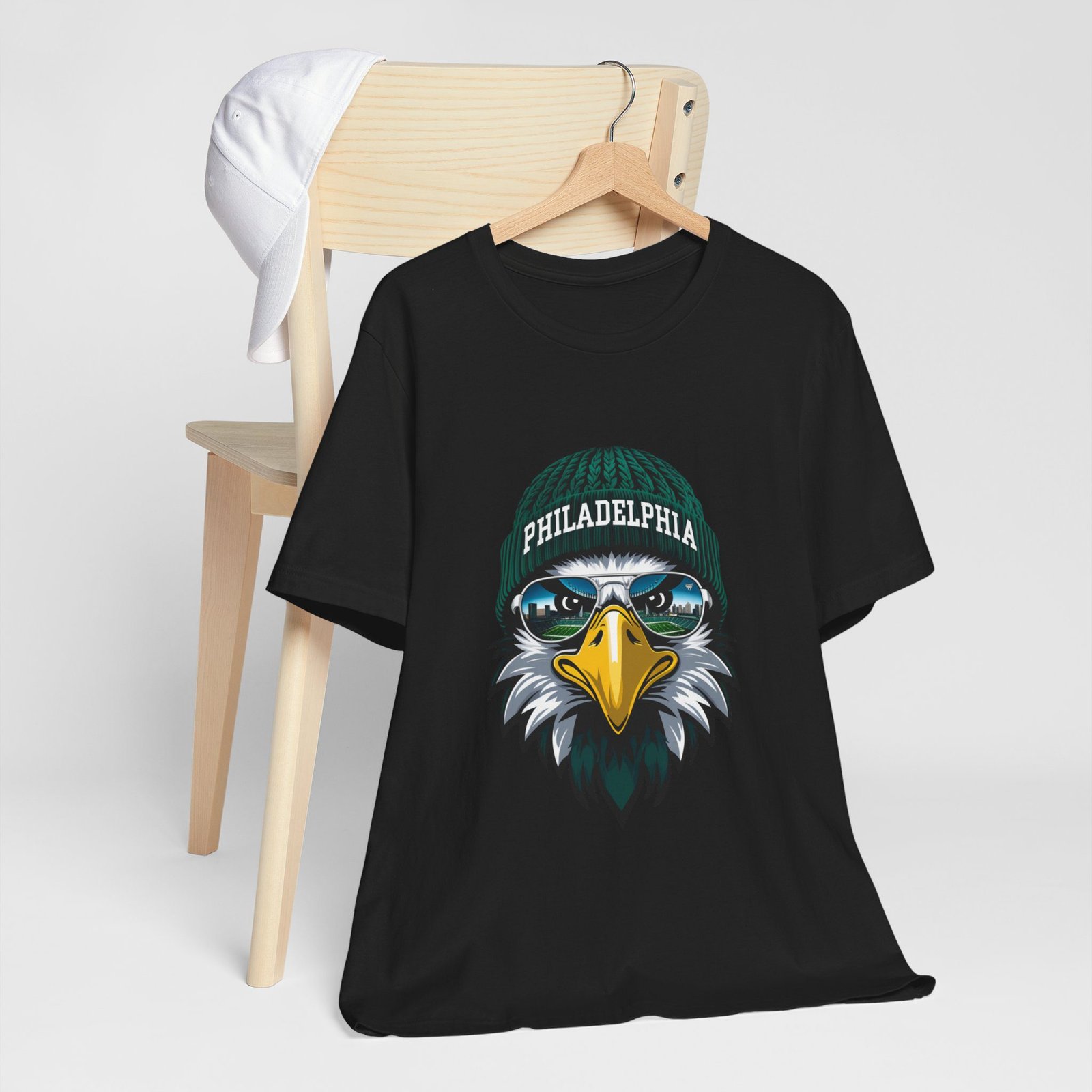 Philly Football T-Shirt | Cool Mascot with Glasses | Vintage Philly Fan Apparel | Retro Football Tee, philly goose , philadelphia eagles - Image 28