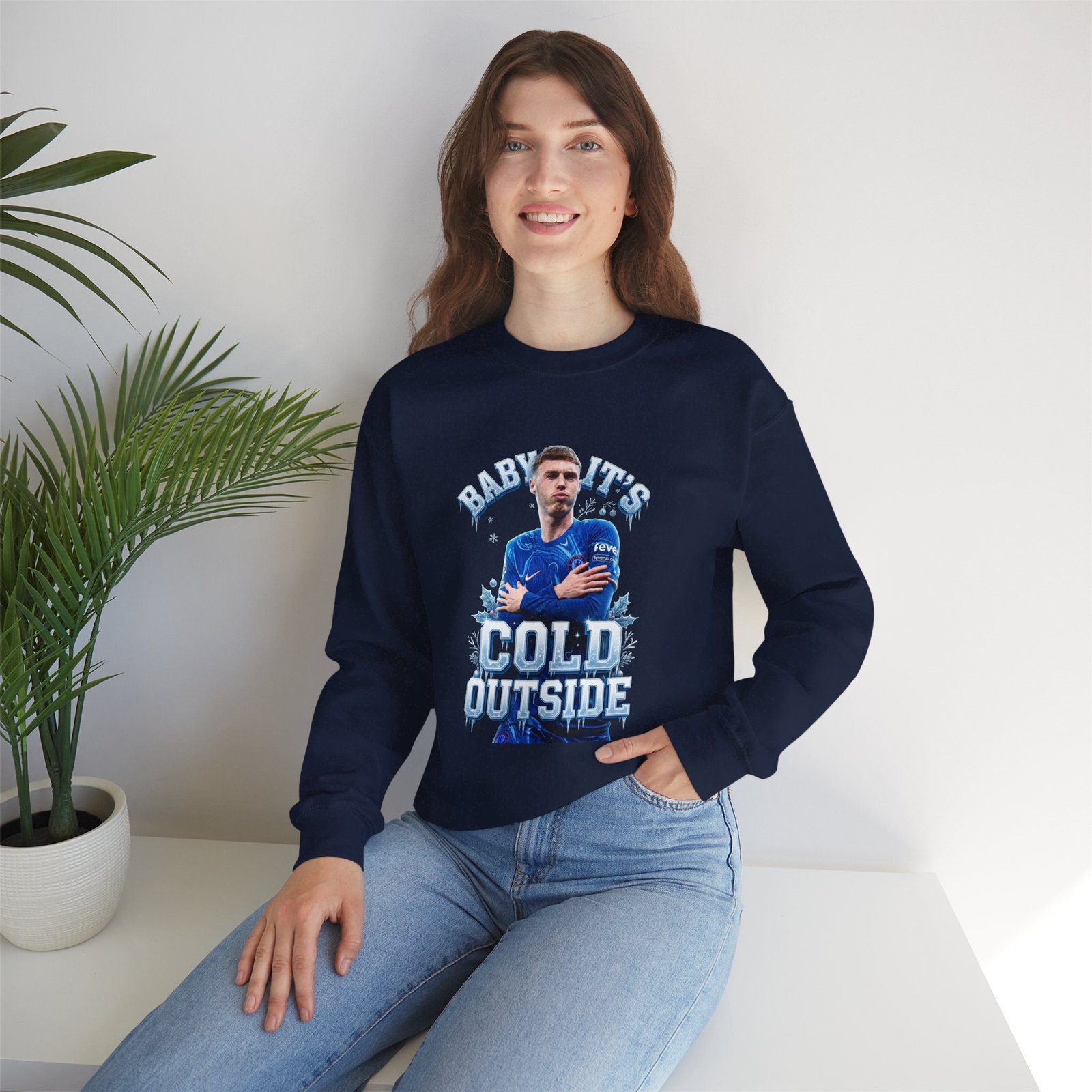 Baby It's Cold Outside sweatshirt | Cole Palmer Its Cold Outside Sweatshirt | Chelsea Football Shirt | Chelsea , Christmas Football Sweater - Image 7