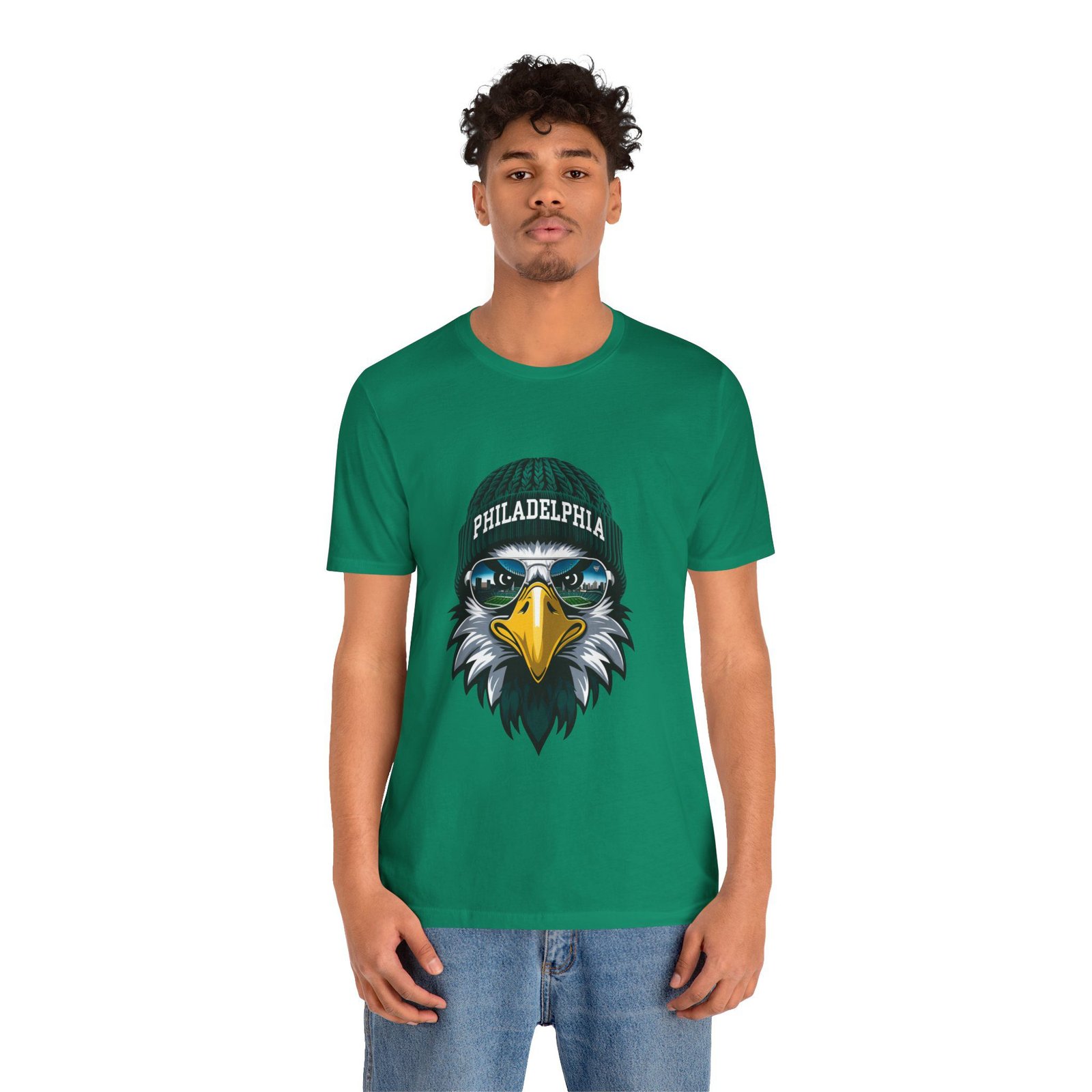 Philly Football T-Shirt | Cool Mascot with Glasses | Vintage Philly Fan Apparel | Retro Football Tee, philly goose , philadelphia eagles - Image 5