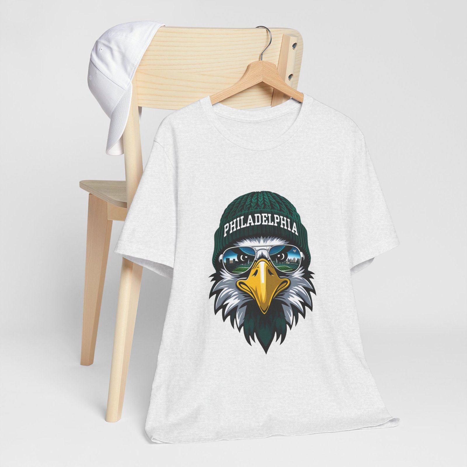 Philly Football T-Shirt | Cool Mascot with Glasses | Vintage Philly Fan Apparel | Retro Football Tee, philly goose , philadelphia eagles - Image 15