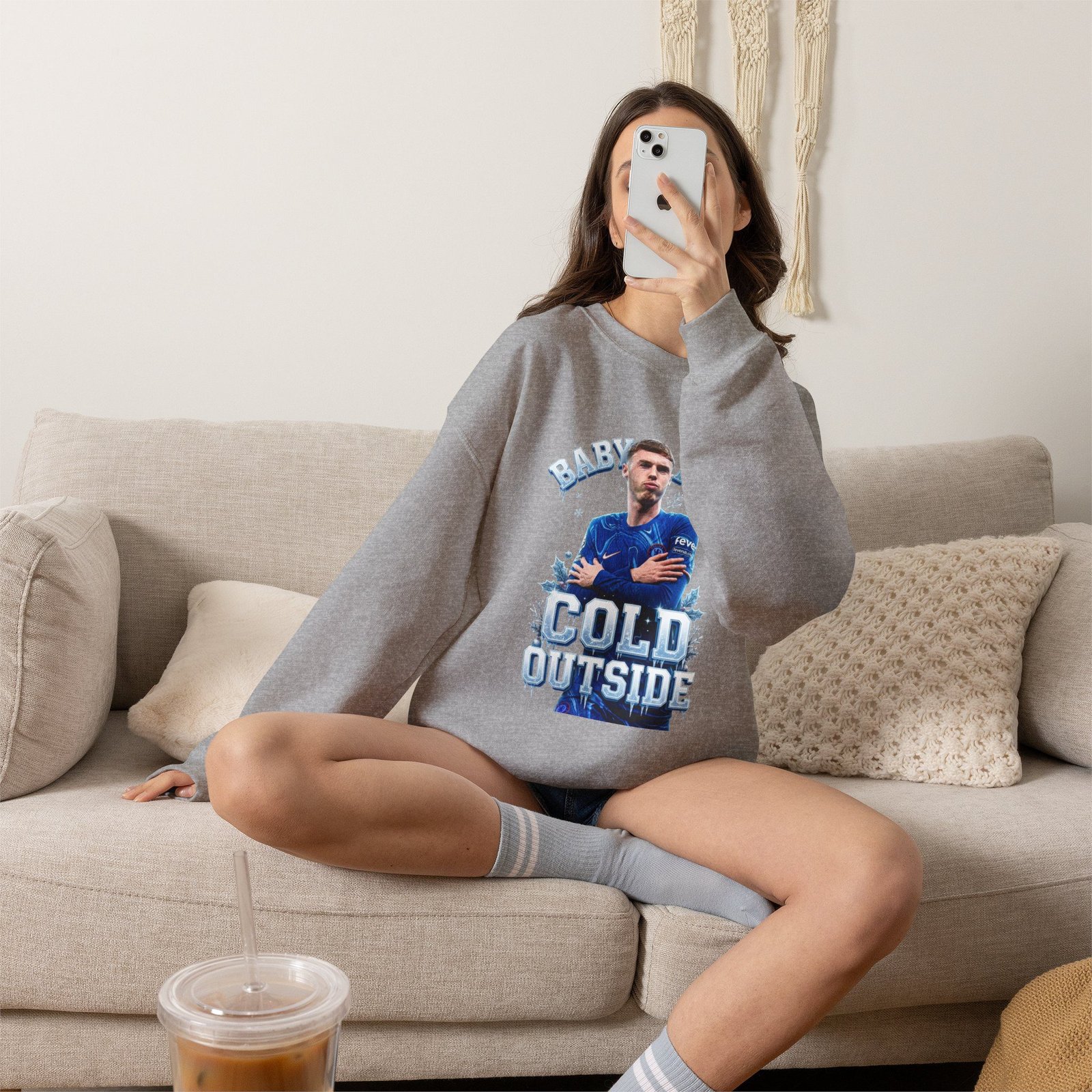 Baby It's Cold Outside sweatshirt | Cole Palmer Its Cold Outside Sweatshirt | Chelsea Football Shirt | Chelsea , Christmas Football Sweater - Image 29