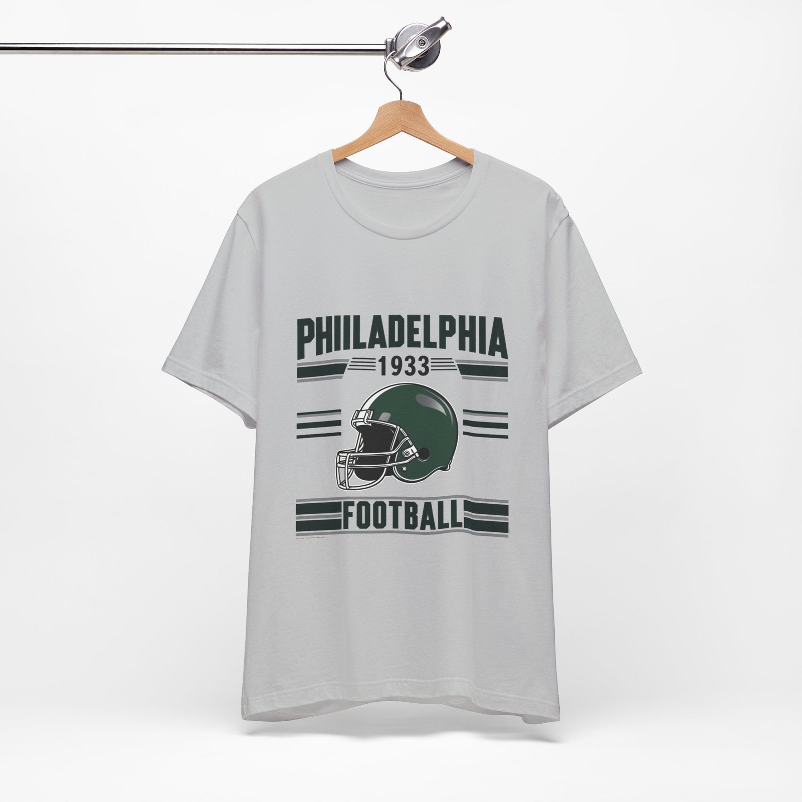 Philadelphia Football Retro T-Shirt | Eagles Game Day Gear | Philly Sports Apparel | Vintage Philadelphia Unisex Jersey Short Sleeve Tee - Image 13