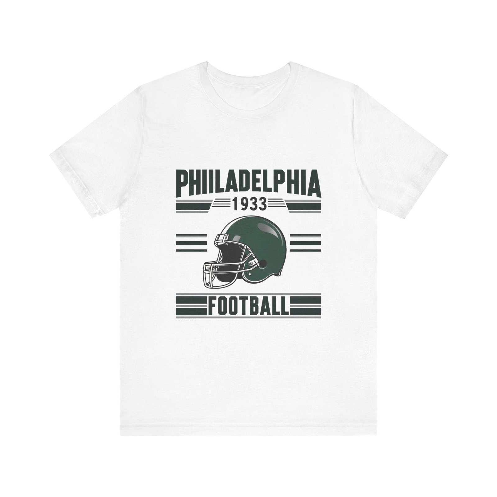 Philadelphia Football Retro T-Shirt | Eagles Game Day Gear | Philly Sports Apparel | Vintage Philadelphia Unisex Jersey Short Sleeve Tee - Image 6