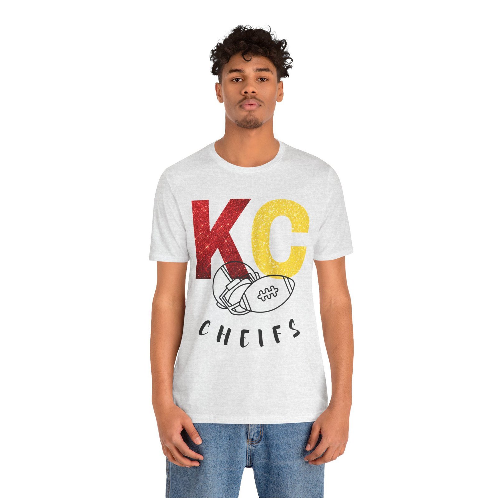 Kansas City Chiefs t shirt | KC Chiefs Hoodie | Vintage Football Pullover | Game Day Apparel | Gift for Chiefs Jersey Short Sleeve Tee - Image 19