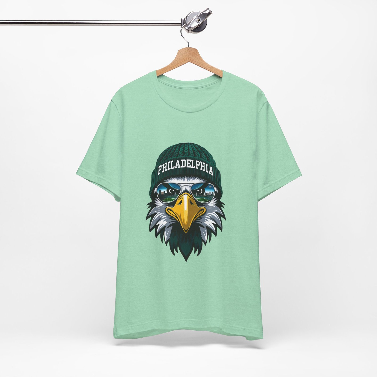 Philly Football T-Shirt | Cool Mascot with Glasses | Vintage Philly Fan Apparel | Retro Football Tee, philly goose , philadelphia eagles - Image 49