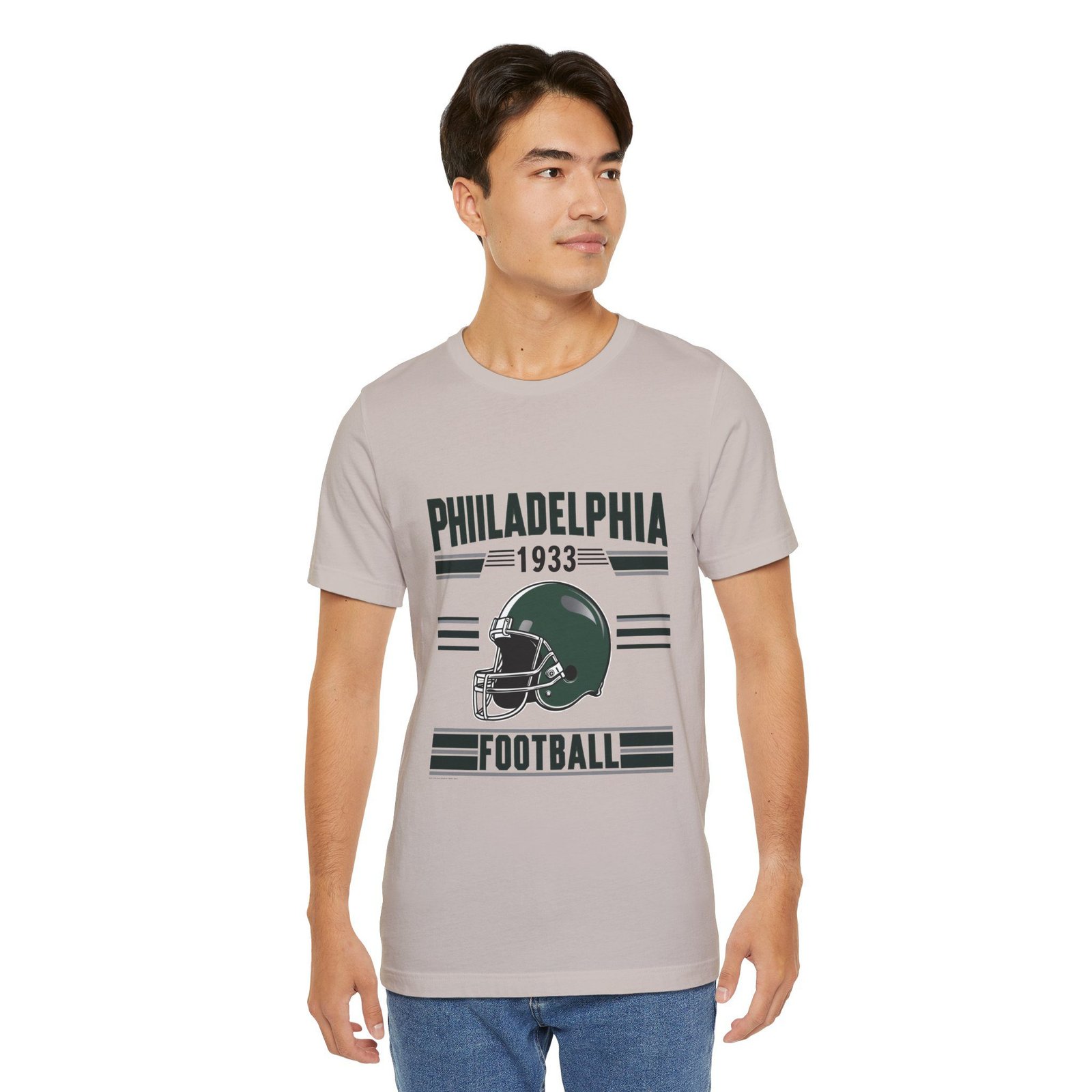 Philadelphia Football Retro T-Shirt | Eagles Game Day Gear | Philly Sports Apparel | Vintage Philadelphia Unisex Jersey Short Sleeve Tee - Image 47