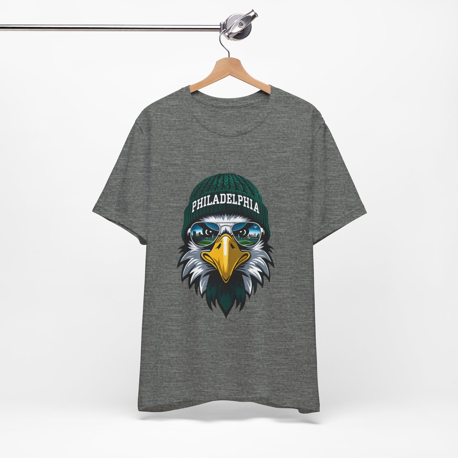 Philly Football T-Shirt | Cool Mascot with Glasses | Vintage Philly Fan Apparel | Retro Football Tee, philly goose , philadelphia eagles - Image 19