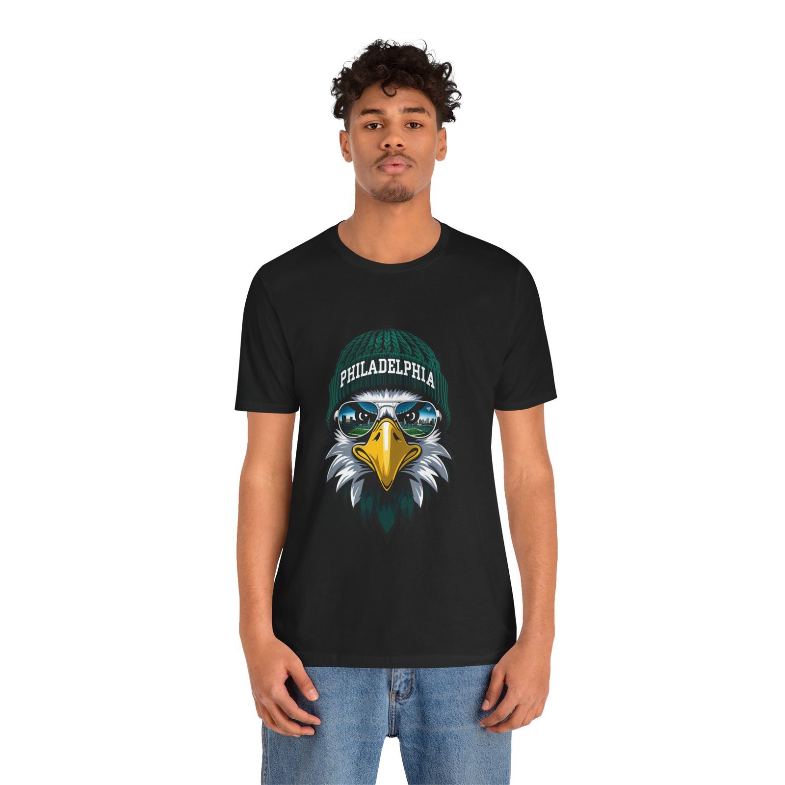 Philly Football T-Shirt | Cool Mascot with Glasses | Vintage Philly Fan Apparel | Retro Football Tee, philly goose , philadelphia eagles - Image 29