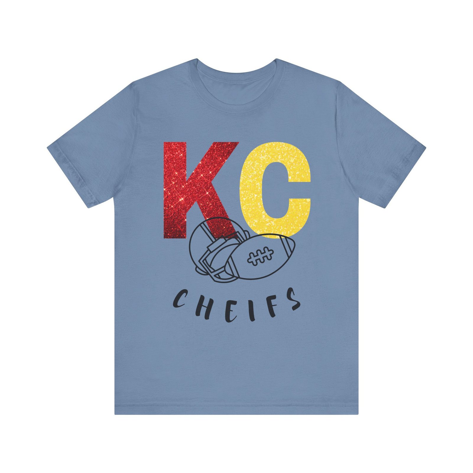 Kansas City Chiefs t shirt | KC Chiefs Hoodie | Vintage Football Pullover | Game Day Apparel | Gift for Chiefs Jersey Short Sleeve Tee - Image 21