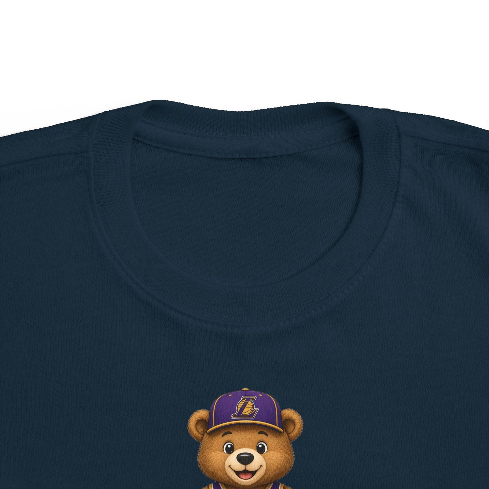 Lakers Teddy Bear Kids T Shirt | Los Angeles Basketball Shirt | Cute Bear Tee | Lakers Fan Gift | Kids (XS–XL - Image 11