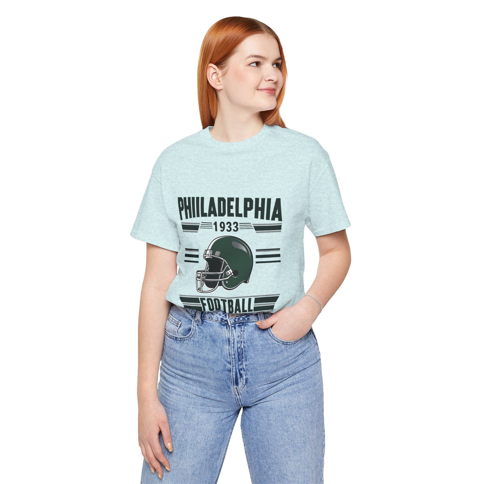 Philadelphia Football Retro T-Shirt | Eagles Game Day Gear | Philly Sports Apparel | Vintage Philadelphia Unisex Jersey Short Sleeve Tee - Image 42