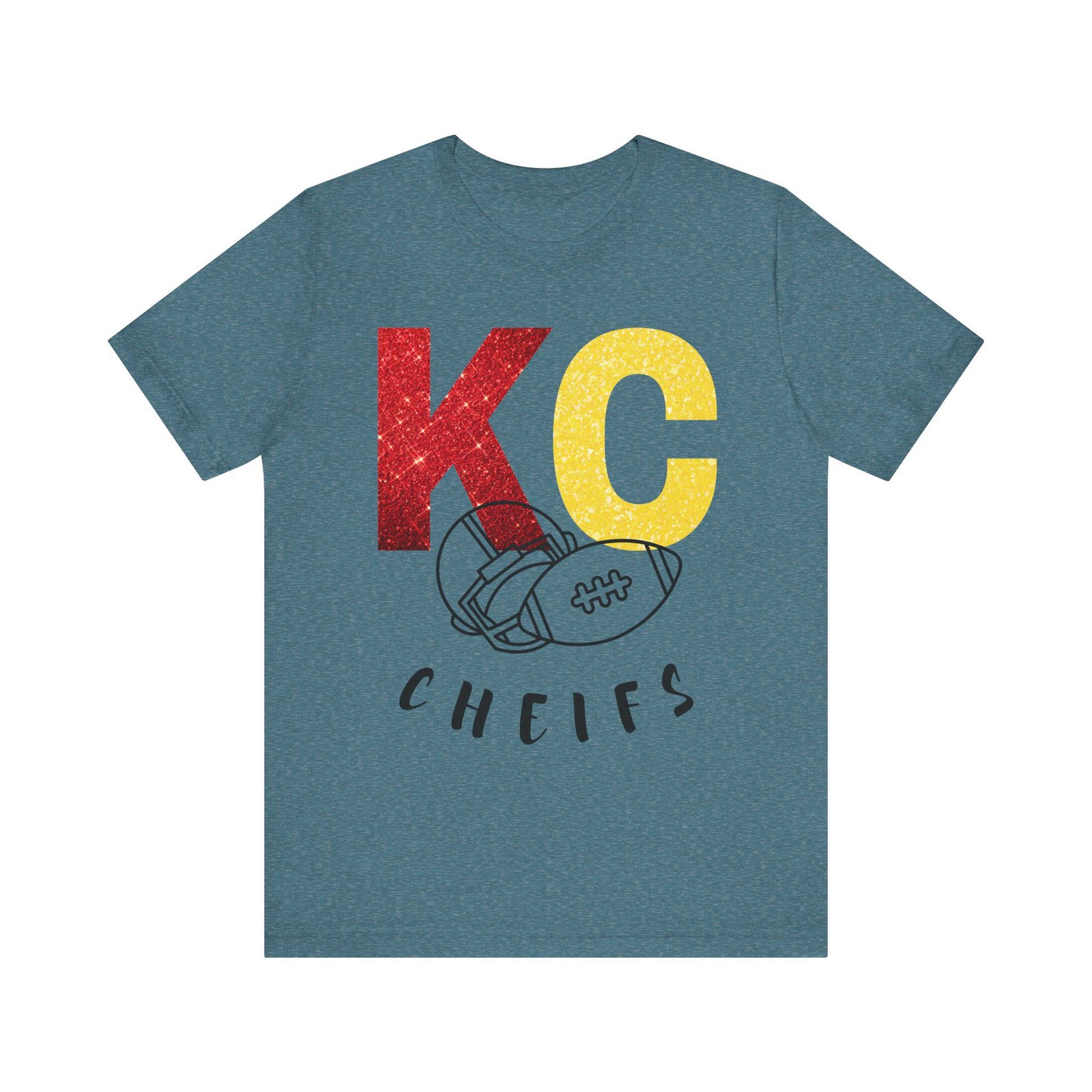 Kansas City Chiefs t shirt | KC Chiefs Hoodie | Vintage Football Pullover | Game Day Apparel | Gift for Chiefs Jersey Short Sleeve Tee - Image 26