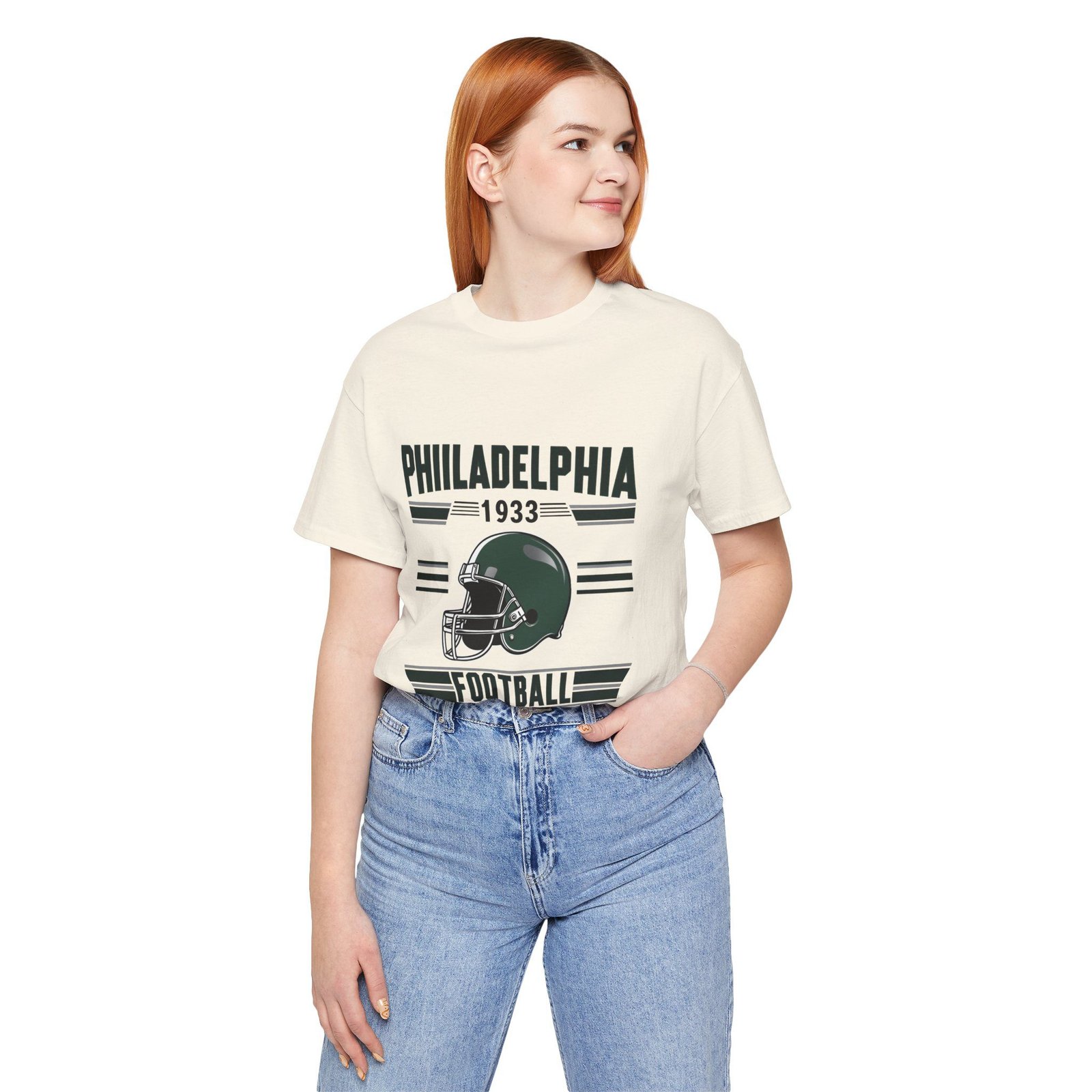 Philadelphia Football Retro T-Shirt | Eagles Game Day Gear | Philly Sports Apparel | Vintage Philadelphia Unisex Jersey Short Sleeve Tee - Image 19