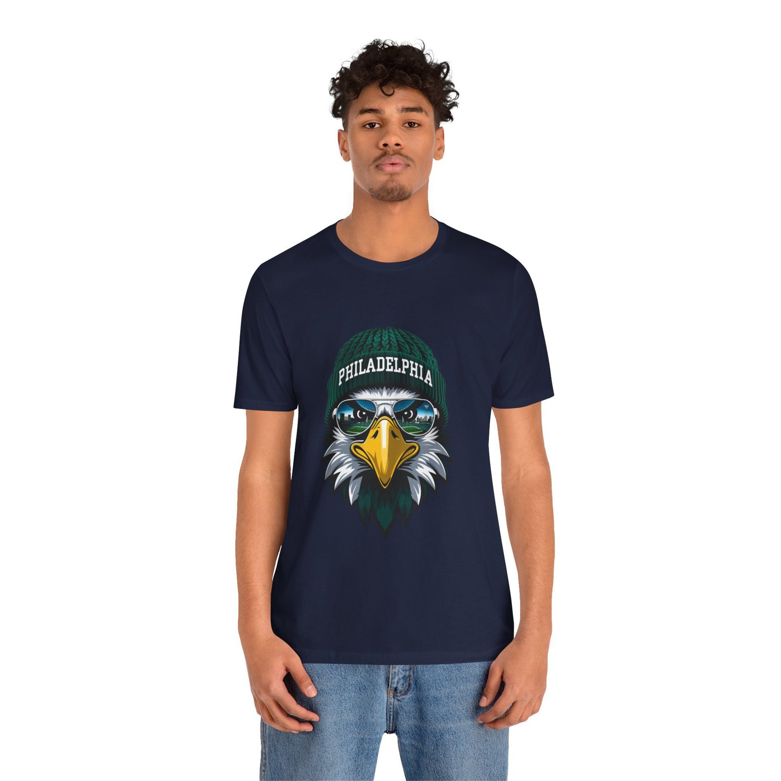 Philly Football T-Shirt | Cool Mascot with Glasses | Vintage Philly Fan Apparel | Retro Football Tee, philly goose , philadelphia eagles - Image 77