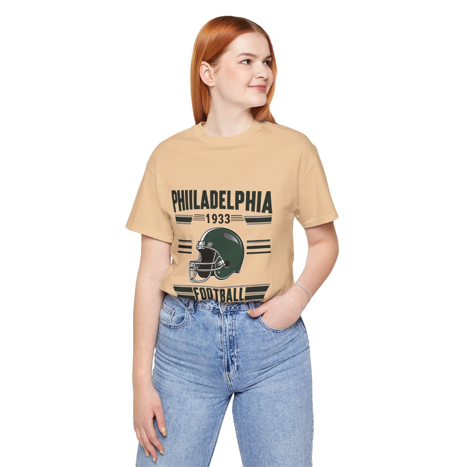 Philadelphia Football Retro T-Shirt | Eagles Game Day Gear | Philly Sports Apparel | Vintage Philadelphia Unisex Jersey Short Sleeve Tee - Image 34