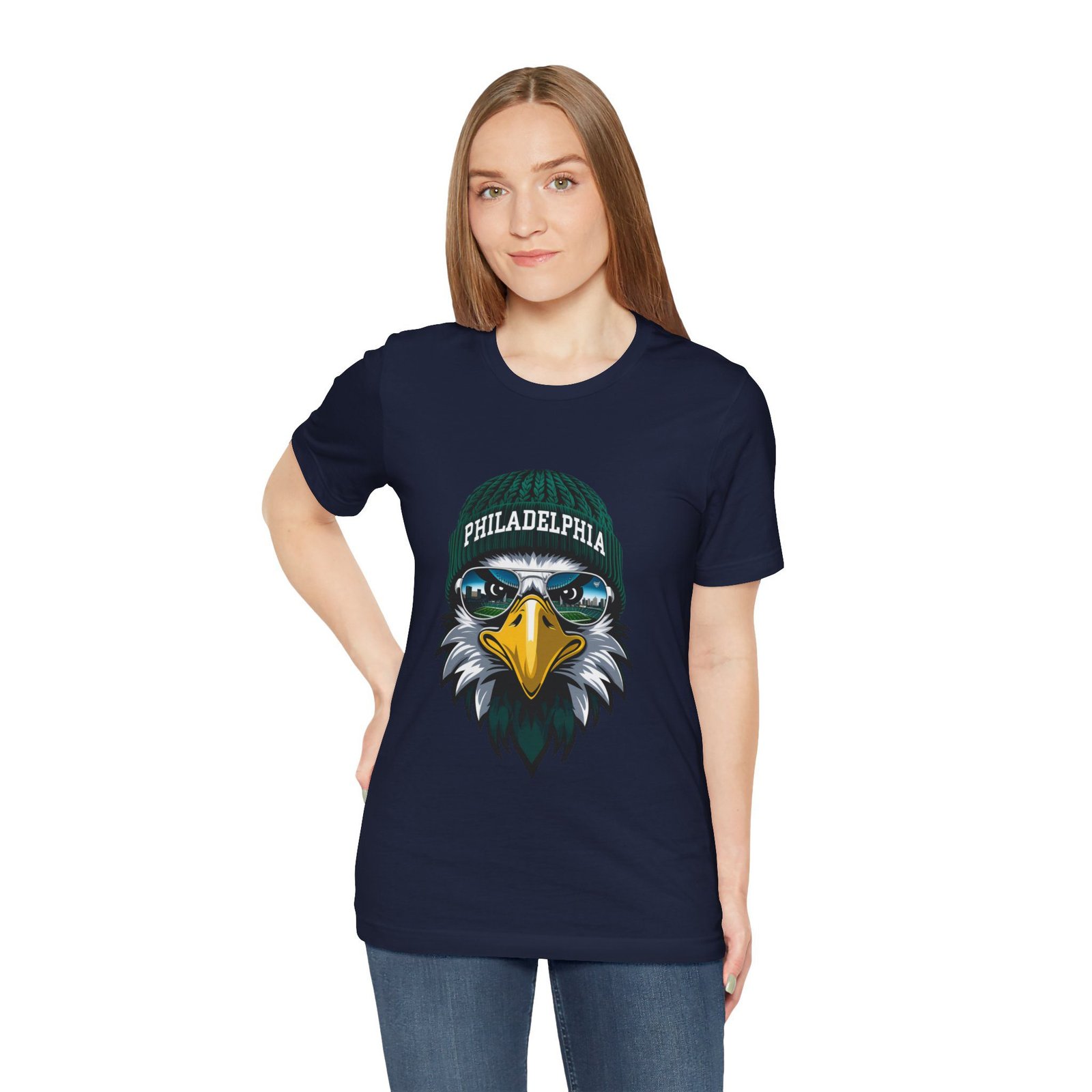 Philly Football T-Shirt | Cool Mascot with Glasses | Vintage Philly Fan Apparel | Retro Football Tee, philly goose , philadelphia eagles - Image 78