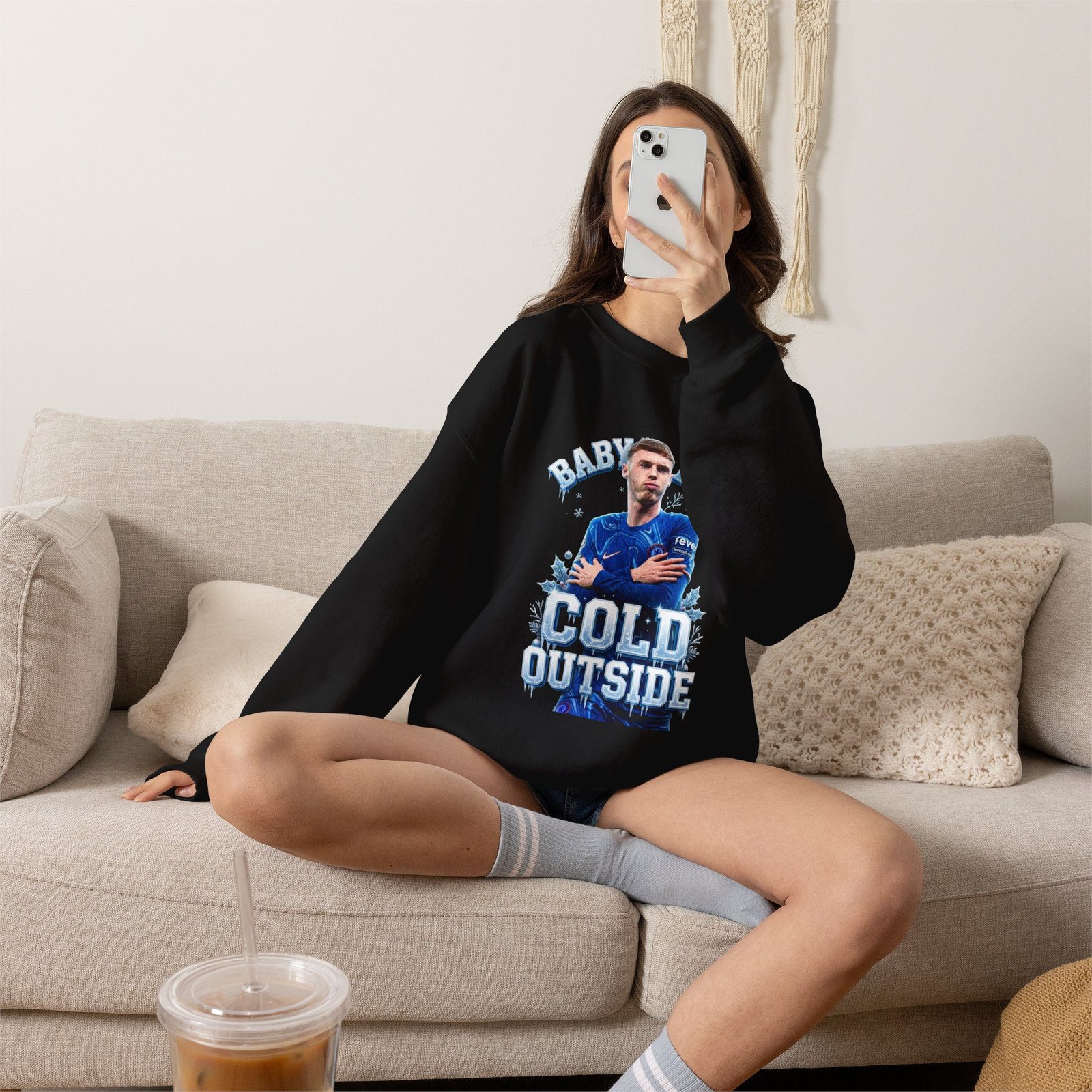 Baby It's Cold Outside sweatshirt | Cole Palmer Its Cold Outside Sweatshirt | Chelsea Football Shirt | Chelsea , Christmas Football Sweater - Image 21