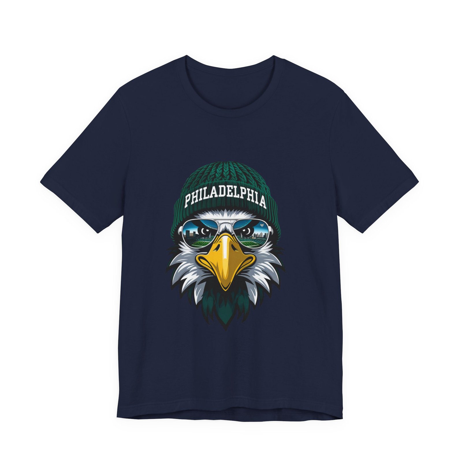 Philly Football T-Shirt | Cool Mascot with Glasses | Vintage Philly Fan Apparel | Retro Football Tee, philly goose , philadelphia eagles - Image 75