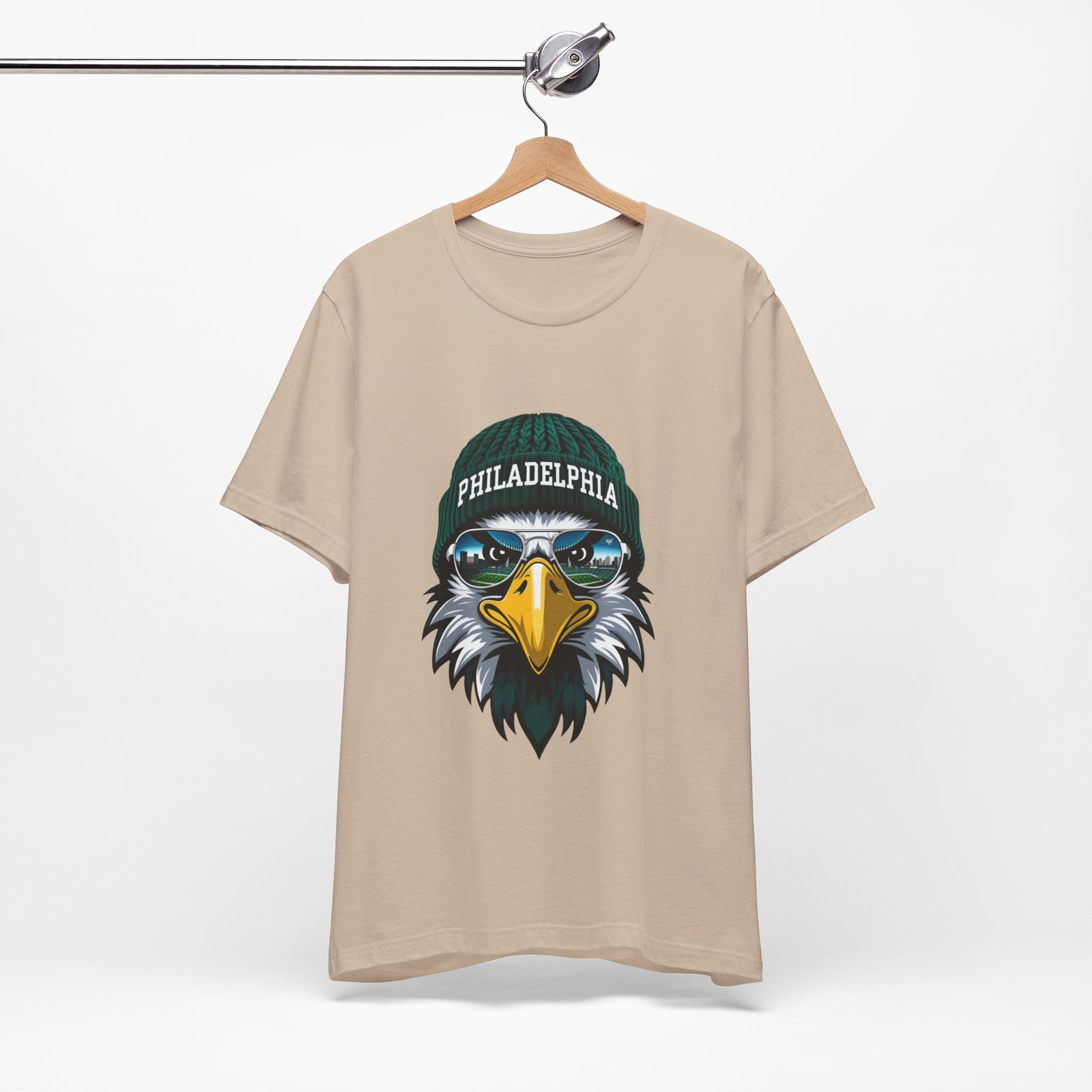 Philly Football T-Shirt | Cool Mascot with Glasses | Vintage Philly Fan Apparel | Retro Football Tee, philly goose , philadelphia eagles - Image 37