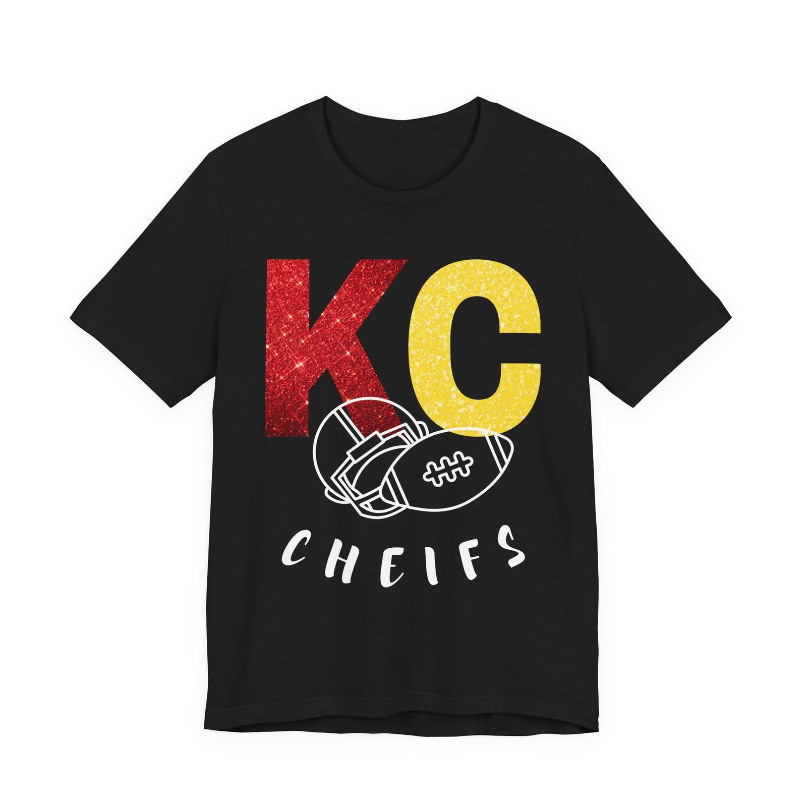 Kansas City Chiefs t shirt | KC Chiefs Hoodie | Vintage Football Pullover | Game Day Apparel | Gift for Chiefs Jersey Short Sleeve Tee - Image 7