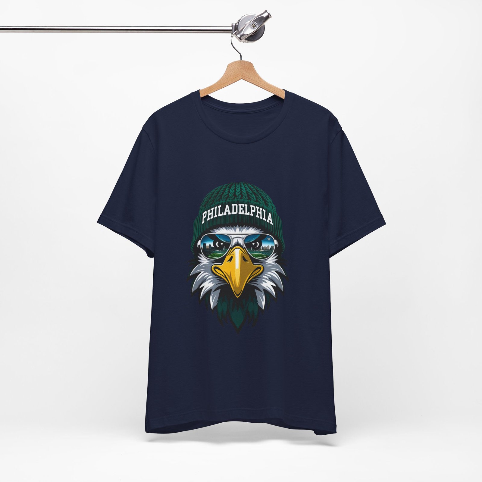 Philly Football T-Shirt | Cool Mascot with Glasses | Vintage Philly Fan Apparel | Retro Football Tee, philly goose , philadelphia eagles - Image 74