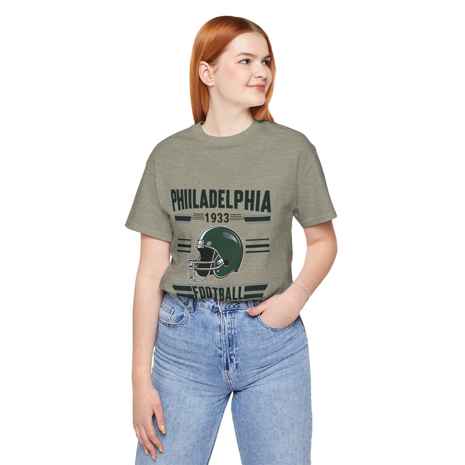 Philadelphia Football Retro T-Shirt | Eagles Game Day Gear | Philly Sports Apparel | Vintage Philadelphia Unisex Jersey Short Sleeve Tee - Image 29