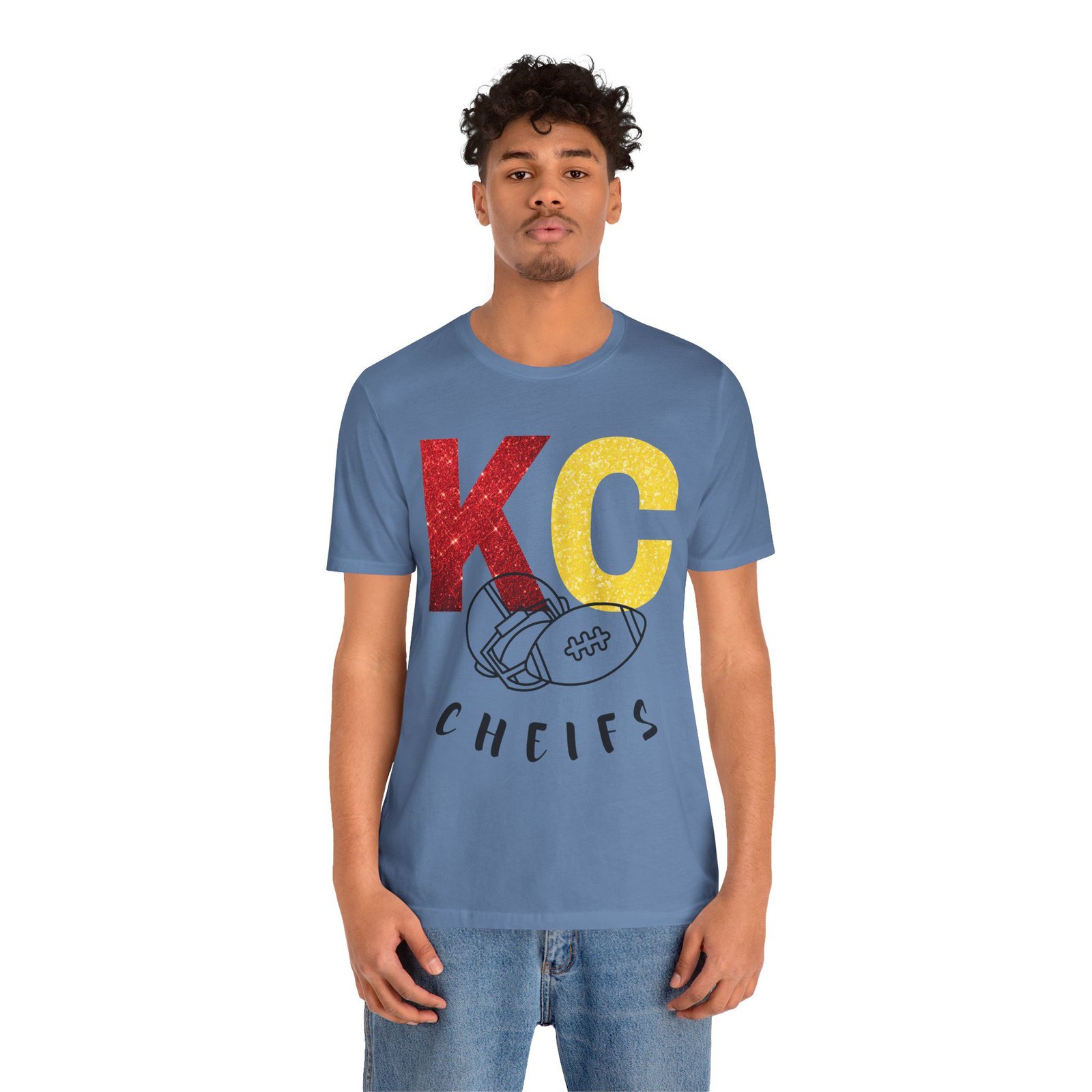 Kansas City Chiefs t shirt | KC Chiefs Hoodie | Vintage Football Pullover | Game Day Apparel | Gift for Chiefs Jersey Short Sleeve Tee - Image 34