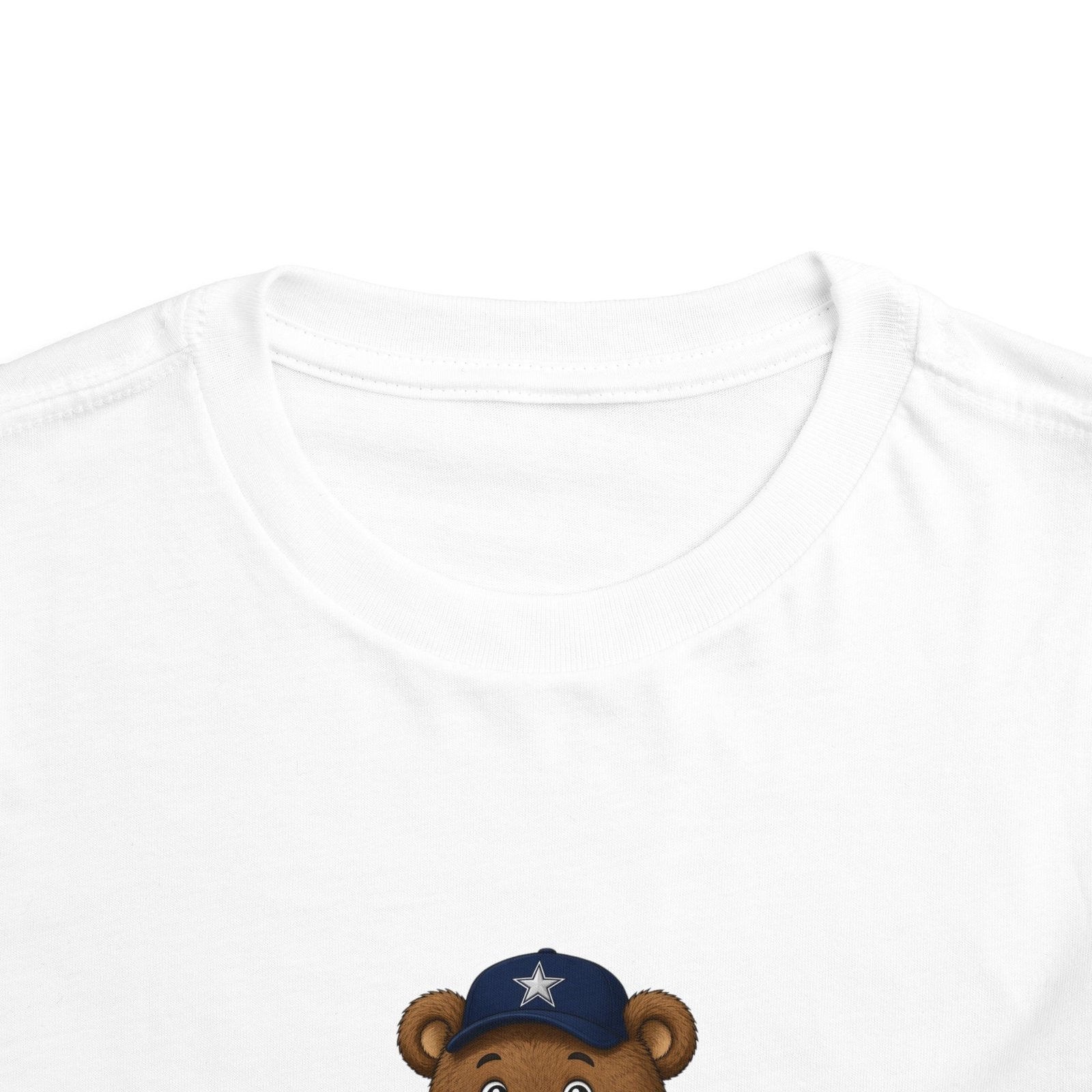 Cowboys Teddy Bear Kids T Shirt | Dallas Football Shirt | Cute Bear Tee | Cowboys Fan Gift | Toddler (2T–5/6T) - Image 7