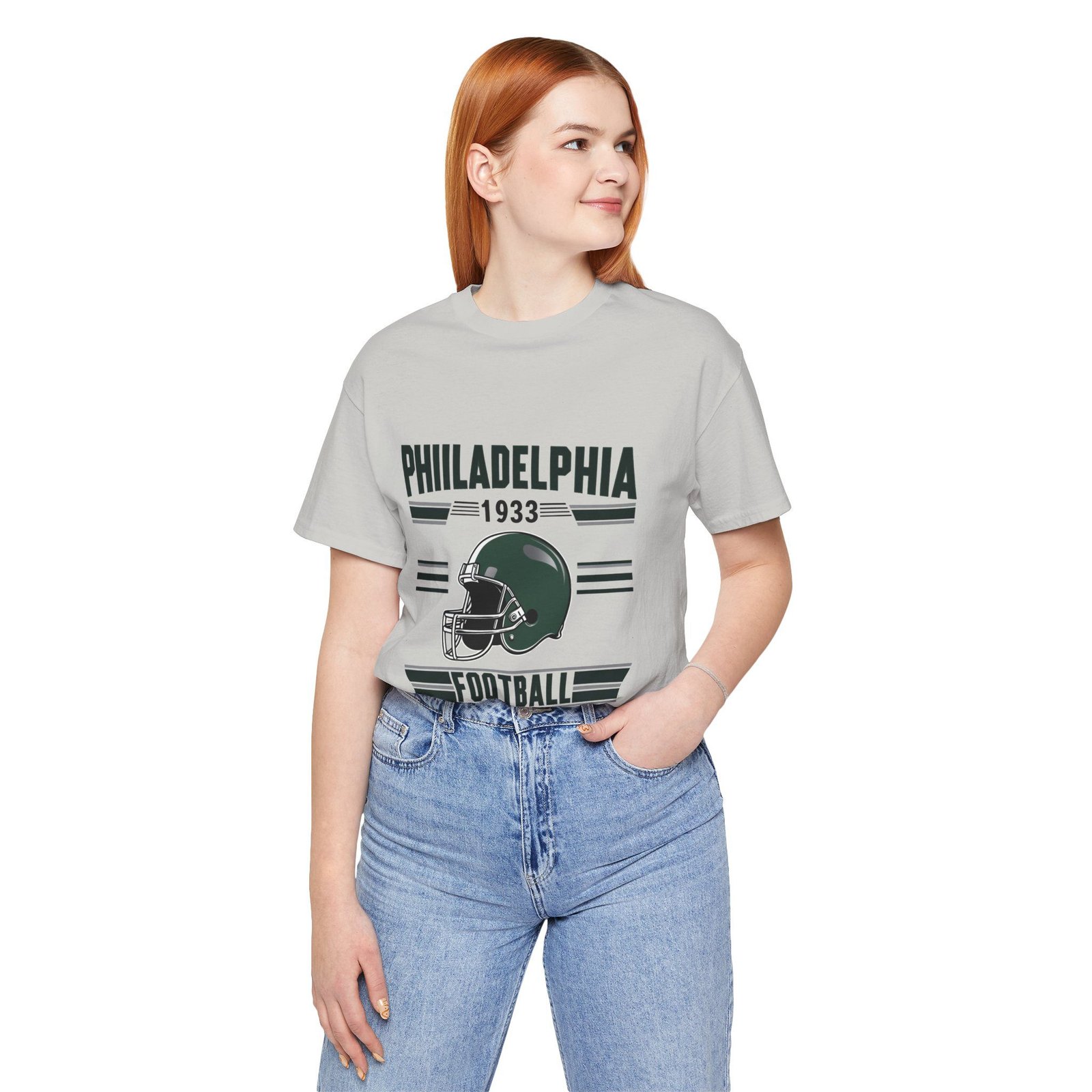 Philadelphia Football Retro T-Shirt | Eagles Game Day Gear | Philly Sports Apparel | Vintage Philadelphia Unisex Jersey Short Sleeve Tee - Image 24