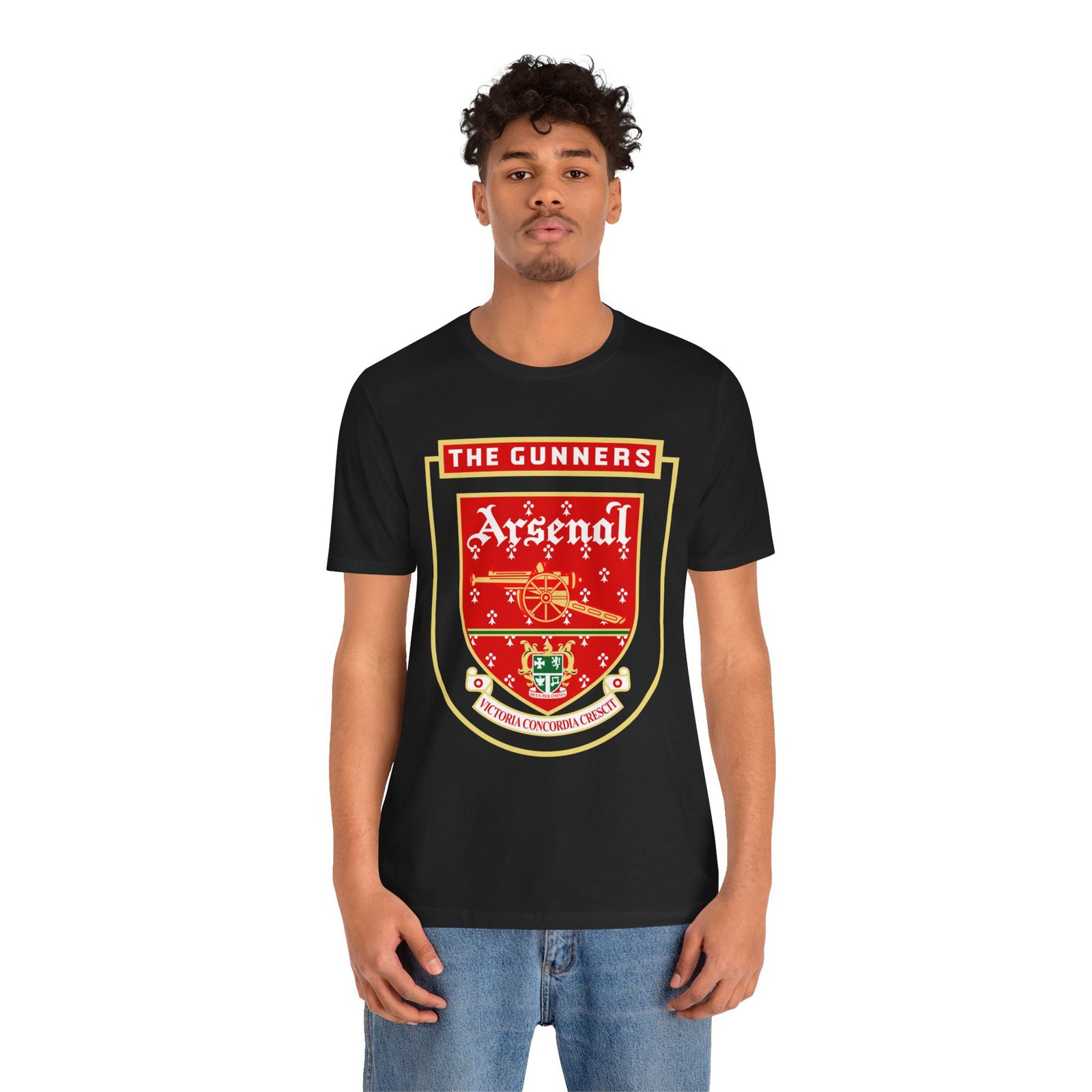 Retro Vintage Arsenal Logo T-Shirt | Arsenal Fan Tee | Arsenal FC Apparel | Gift for Him or Her | Unisex Jersey Short Sleeve Tee - Image 21