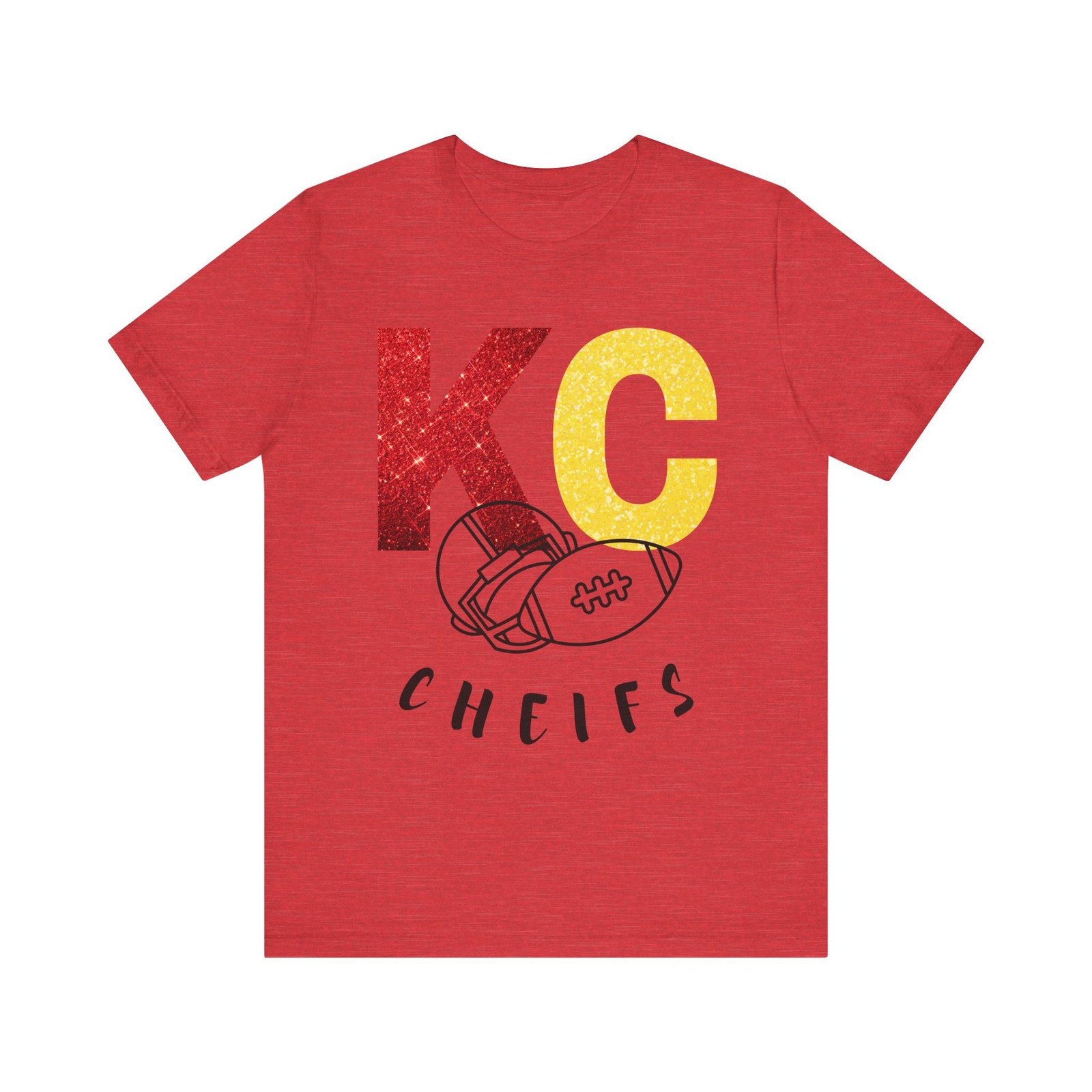 Kansas City Chiefs t shirt | KC Chiefs Hoodie | Vintage Football Pullover | Game Day Apparel | Gift for Chiefs Jersey Short Sleeve Tee - Image 41