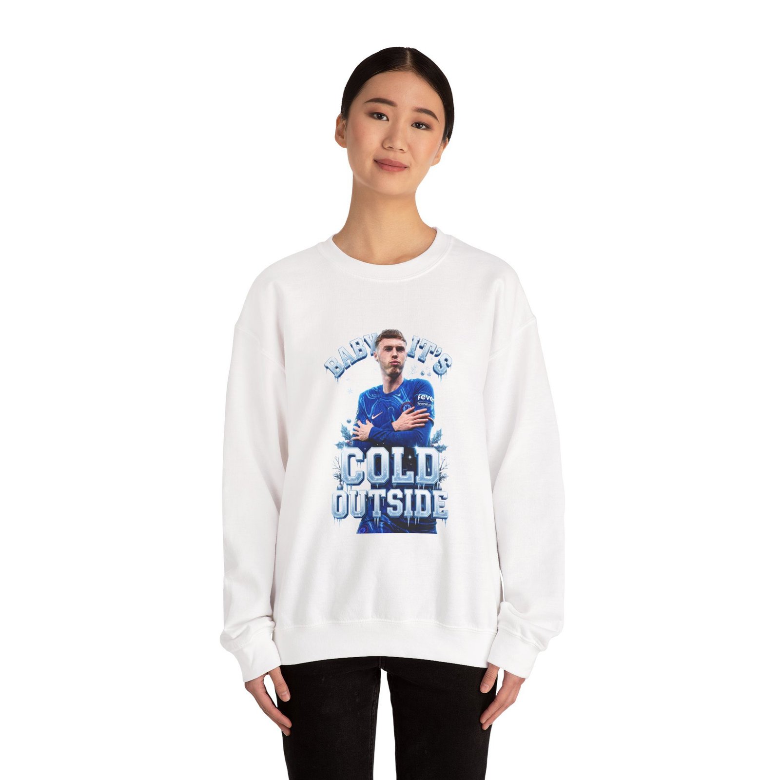 Baby It's Cold Outside sweatshirt | Cole Palmer Its Cold Outside Sweatshirt | Chelsea Football Shirt | Chelsea , Christmas Football Sweater - Image 15