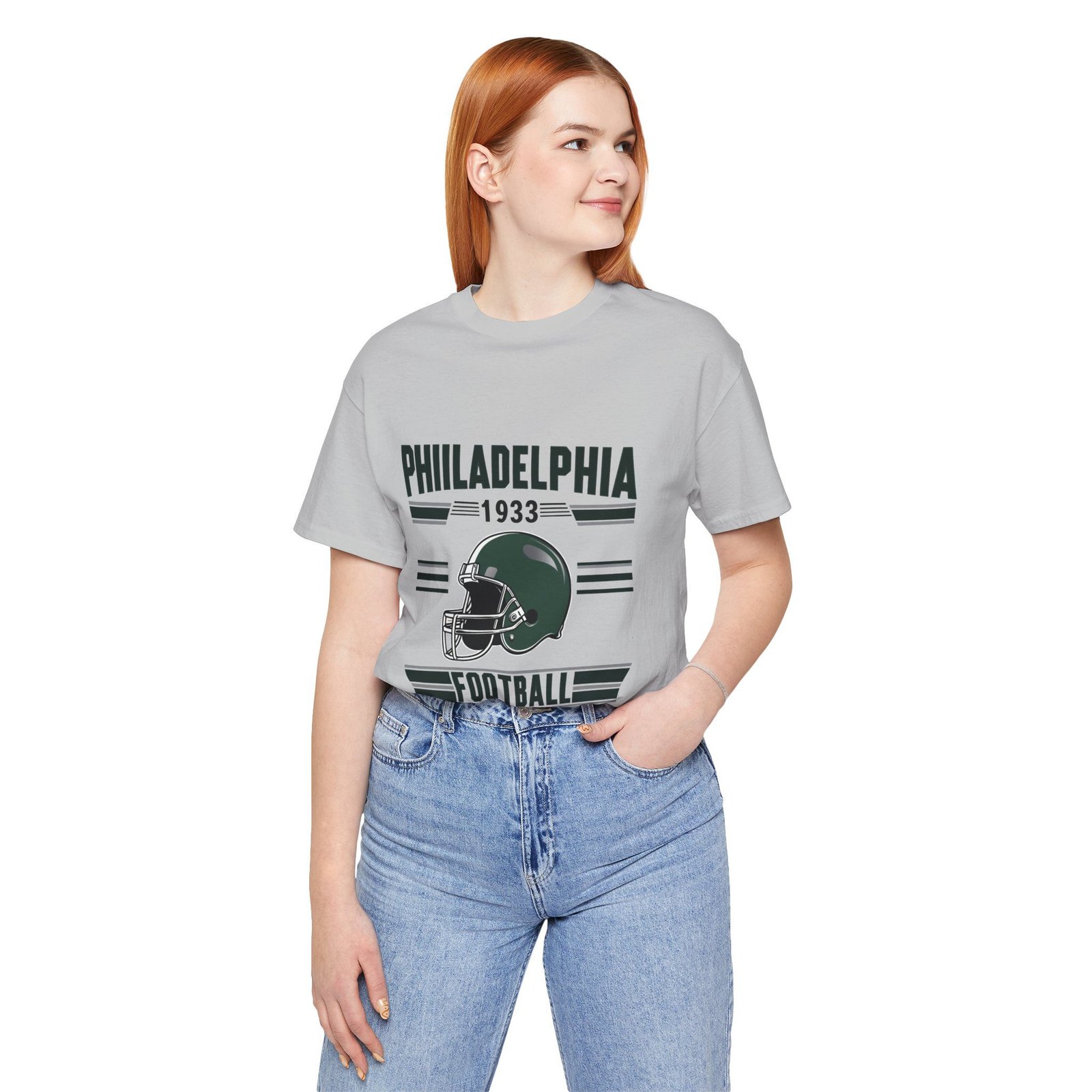 Philadelphia Football Retro T-Shirt | Eagles Game Day Gear | Philly Sports Apparel | Vintage Philadelphia Unisex Jersey Short Sleeve Tee - Image 14