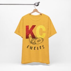 Kansas City Chiefs t shirt | KC Chiefs Hoodie | Vintage Football Pullover | Game Day Apparel | Gift for Chiefs Jersey Short Sleeve Tee